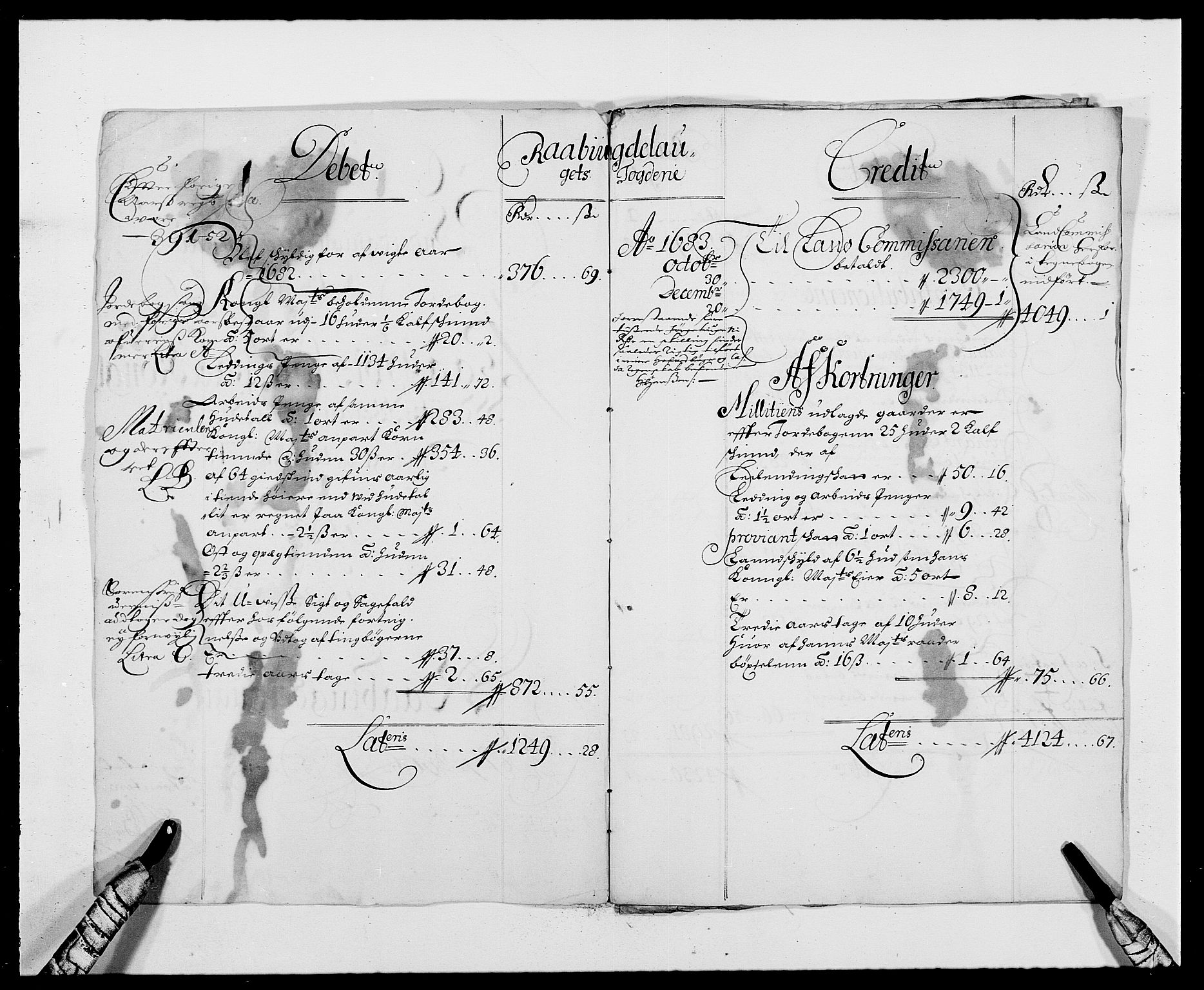 Rentekammeret inntil 1814, Reviderte regnskaper, Fogderegnskap, RA/EA-4092/R40/L2438: Fogderegnskap Råbyggelag, 1682-1683, p. 162