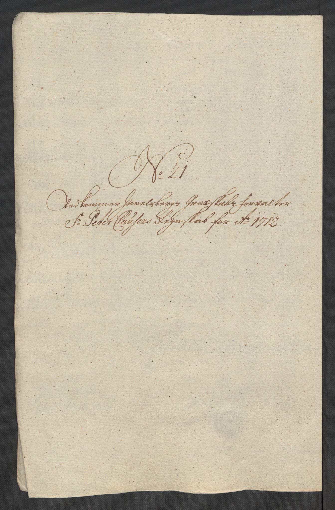 Rentekammeret inntil 1814, Reviderte regnskaper, Fogderegnskap, AV/RA-EA-4092/R32/L1877: Fogderegnskap Jarlsberg grevskap, 1712, p. 267