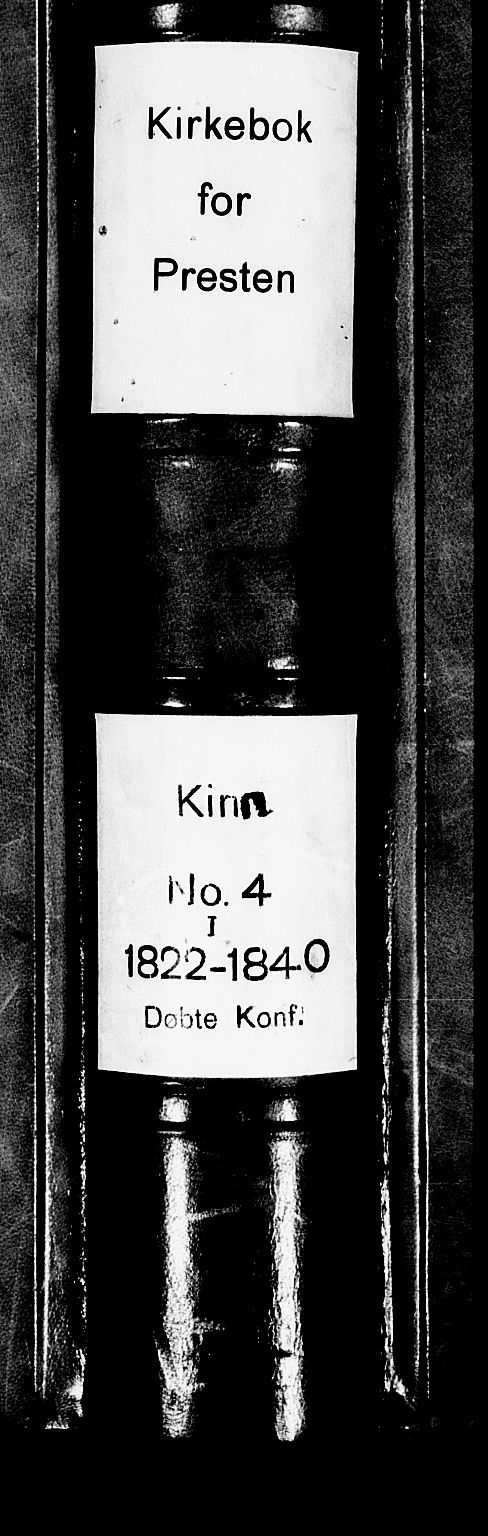 Kinn sokneprestembete, SAB/A-80801/H/Haa/Haaa/L0004/0001: Parish register (official) no. A 4I, 1822-1840