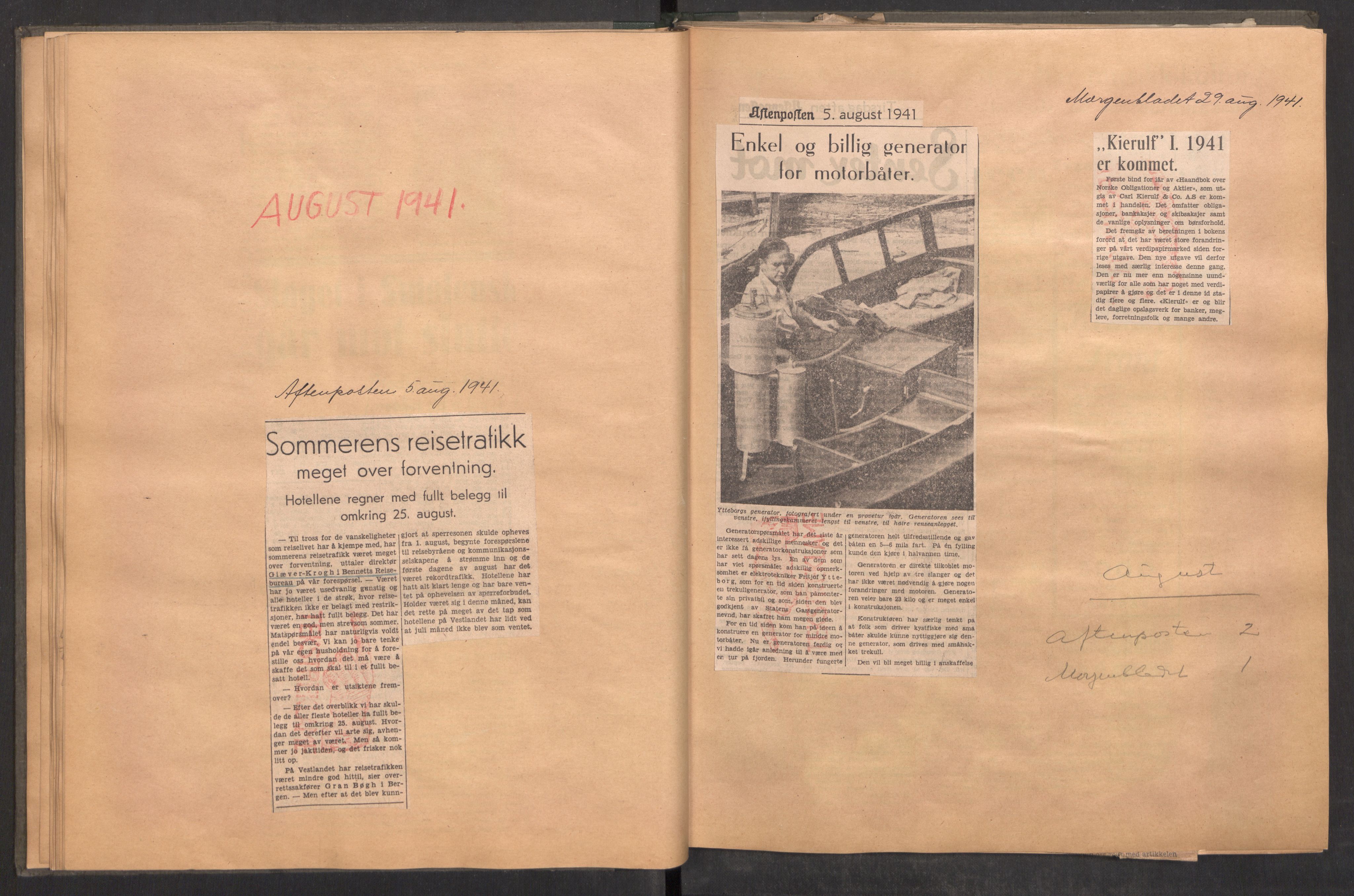 Tekstreklameutvalget, AV/RA-PA-0854/A/Aa/L0004: Kvartalsrapporter om virksomheten, 1940-1951