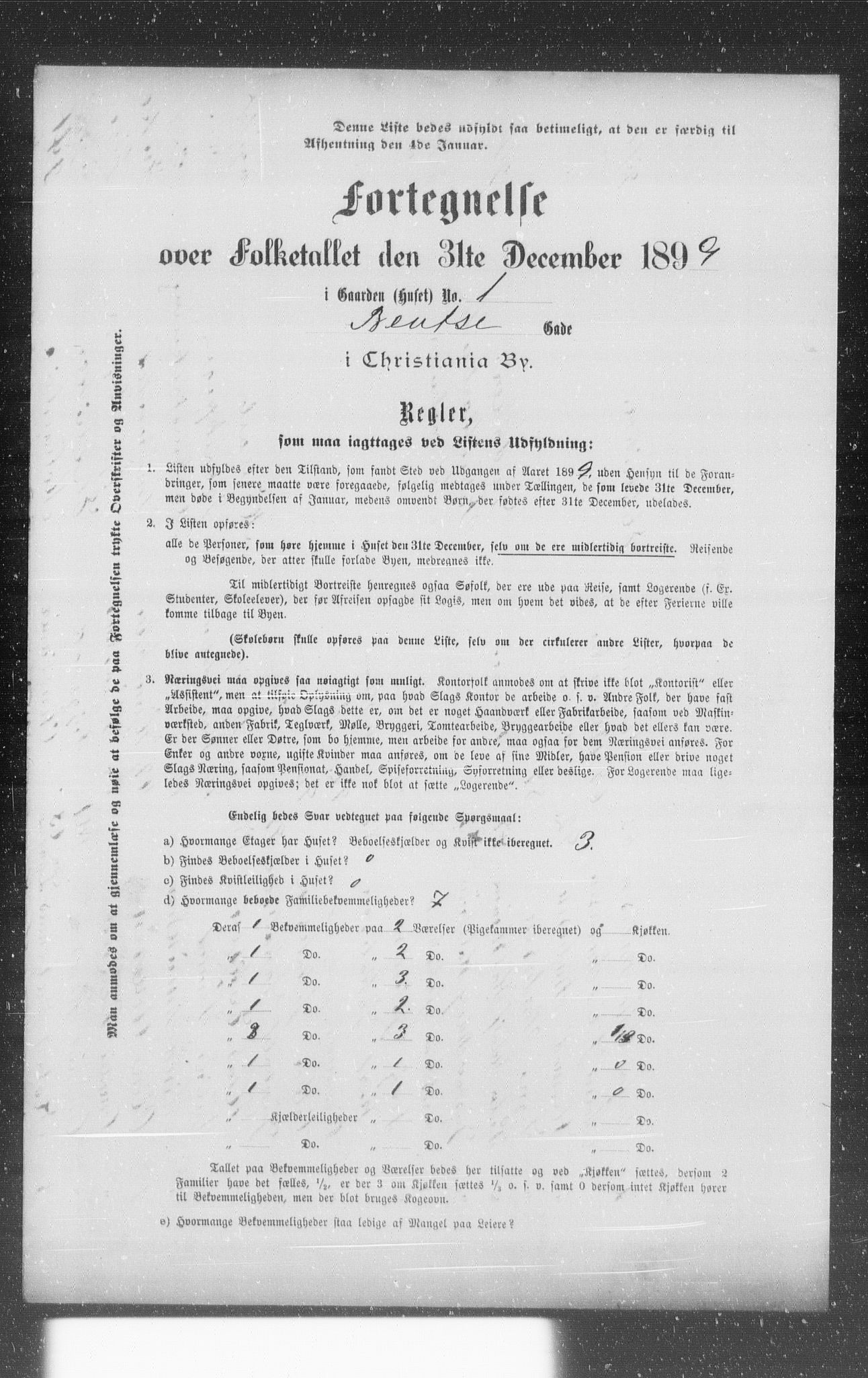OBA, Municipal Census 1899 for Kristiania, 1899, p. 548