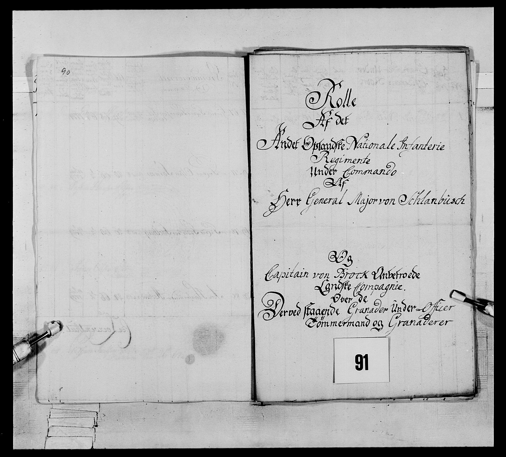 Generalitets- og kommissariatskollegiet, Det kongelige norske kommissariatskollegium, AV/RA-EA-5420/E/Eh/L0064: 2. Opplandske nasjonale infanteriregiment, 1774-1784, p. 415
