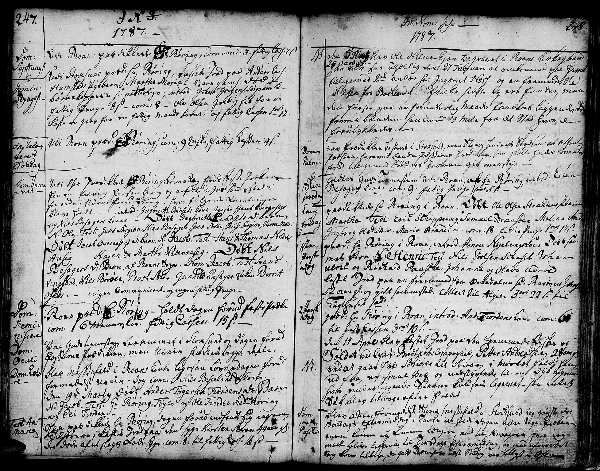 Ministerialprotokoller, klokkerbøker og fødselsregistre - Sør-Trøndelag, SAT/A-1456/657/L0700: Parish register (official) no. 657A01, 1732-1801, p. 347-348