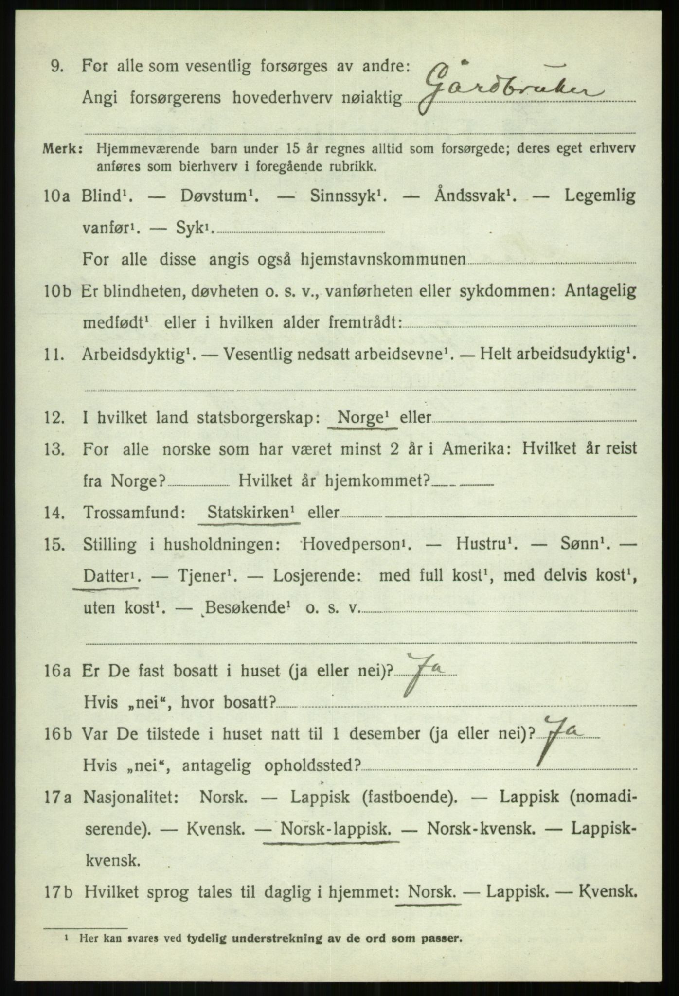 SATØ, 1920 census for Målselv, 1920, p. 3468