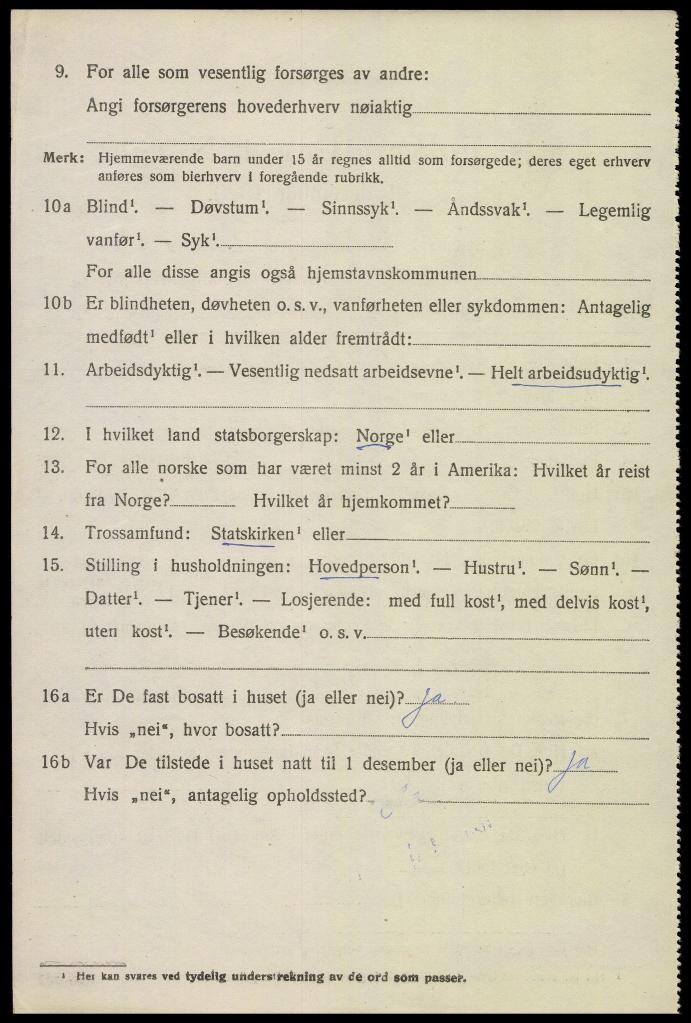 SAK, 1920 census for Flosta, 1920, p. 2857