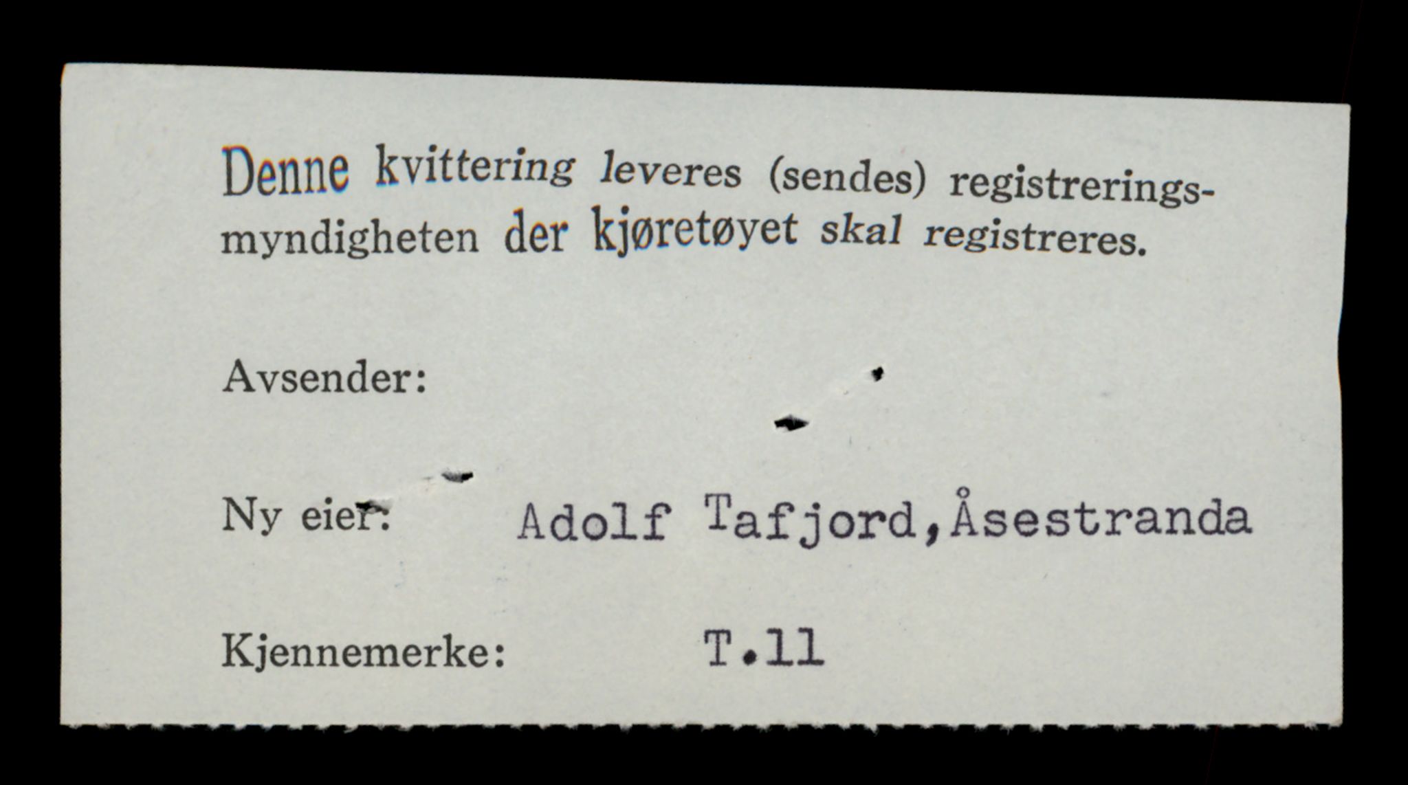 Møre og Romsdal vegkontor - Ålesund trafikkstasjon, SAT/A-4099/F/Fe/L0001: Registreringskort for kjøretøy T 3 - T 127, 1927-1998, p. 144