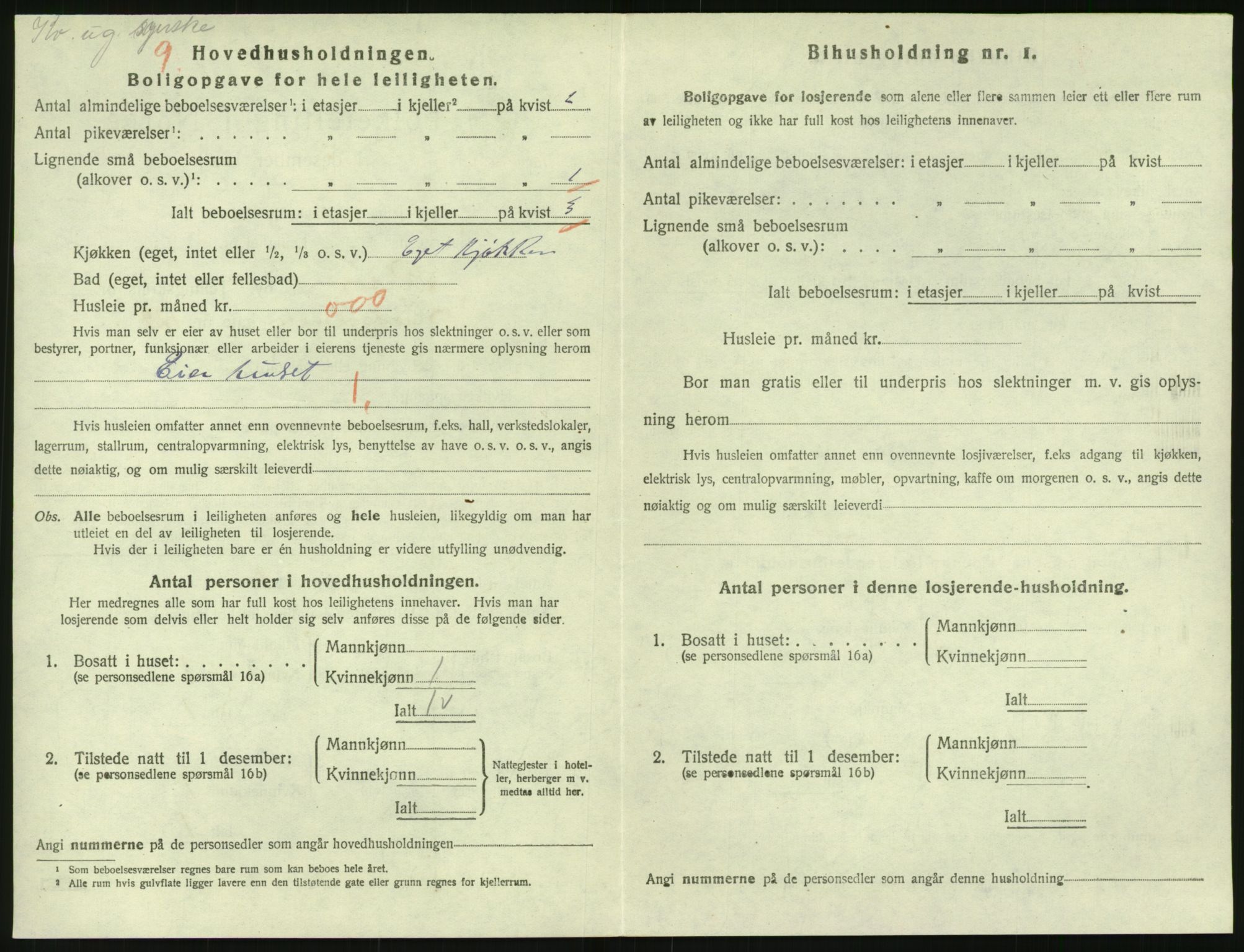 SAK, 1920 census for Risør, 1920, p. 2164
