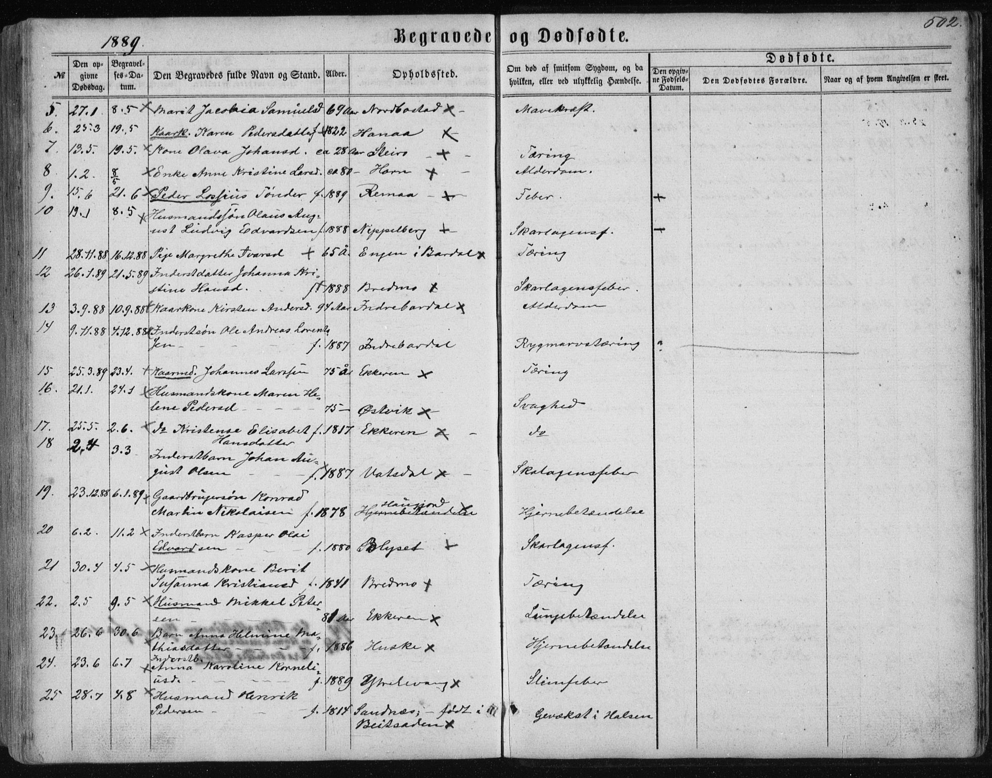 Ministerialprotokoller, klokkerbøker og fødselsregistre - Nordland, AV/SAT-A-1459/838/L0556: Parish register (copy) no. 838C03, 1861-1893, p. 502