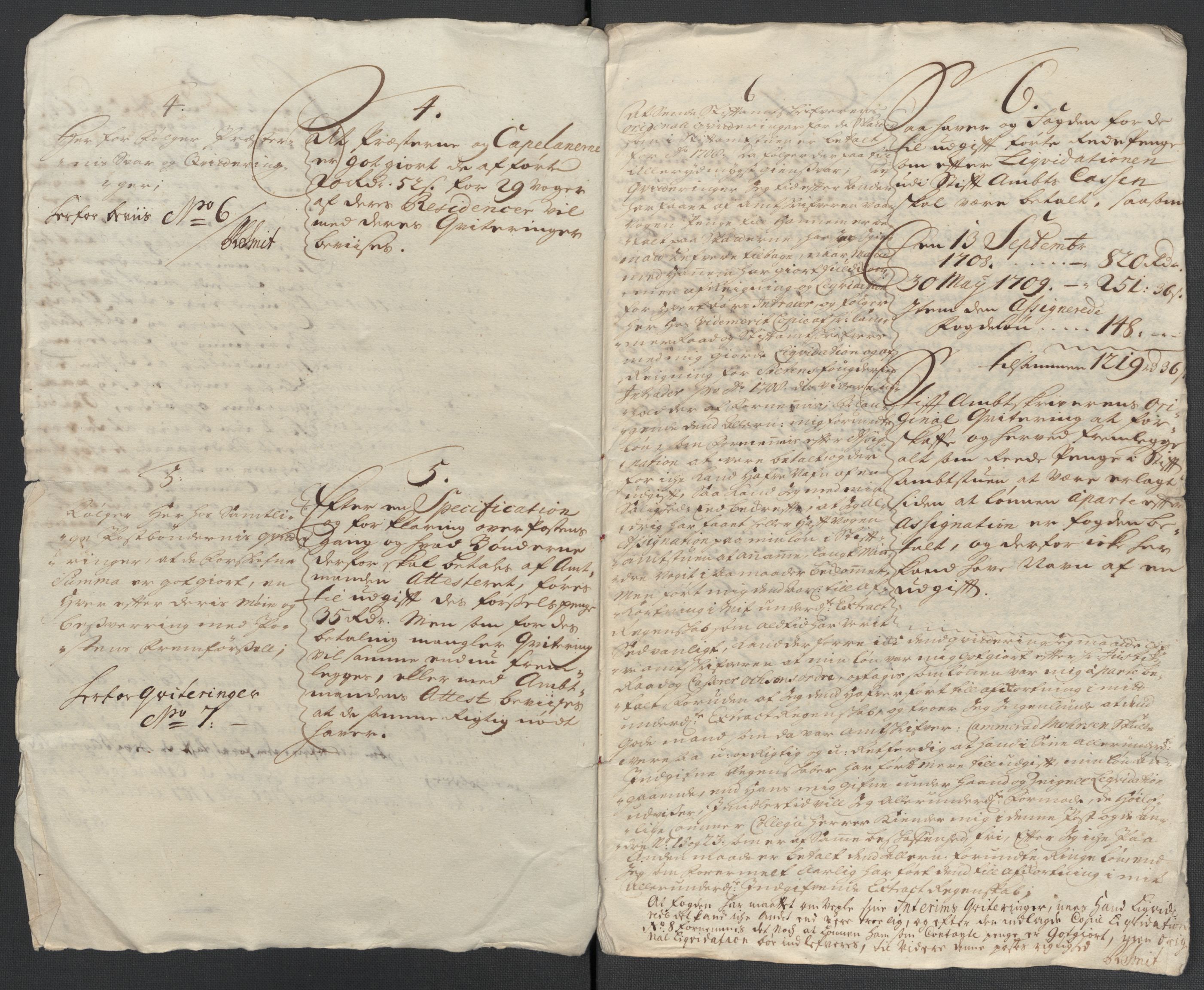 Rentekammeret inntil 1814, Reviderte regnskaper, Fogderegnskap, AV/RA-EA-4092/R66/L4581: Fogderegnskap Salten, 1707-1710, p. 507