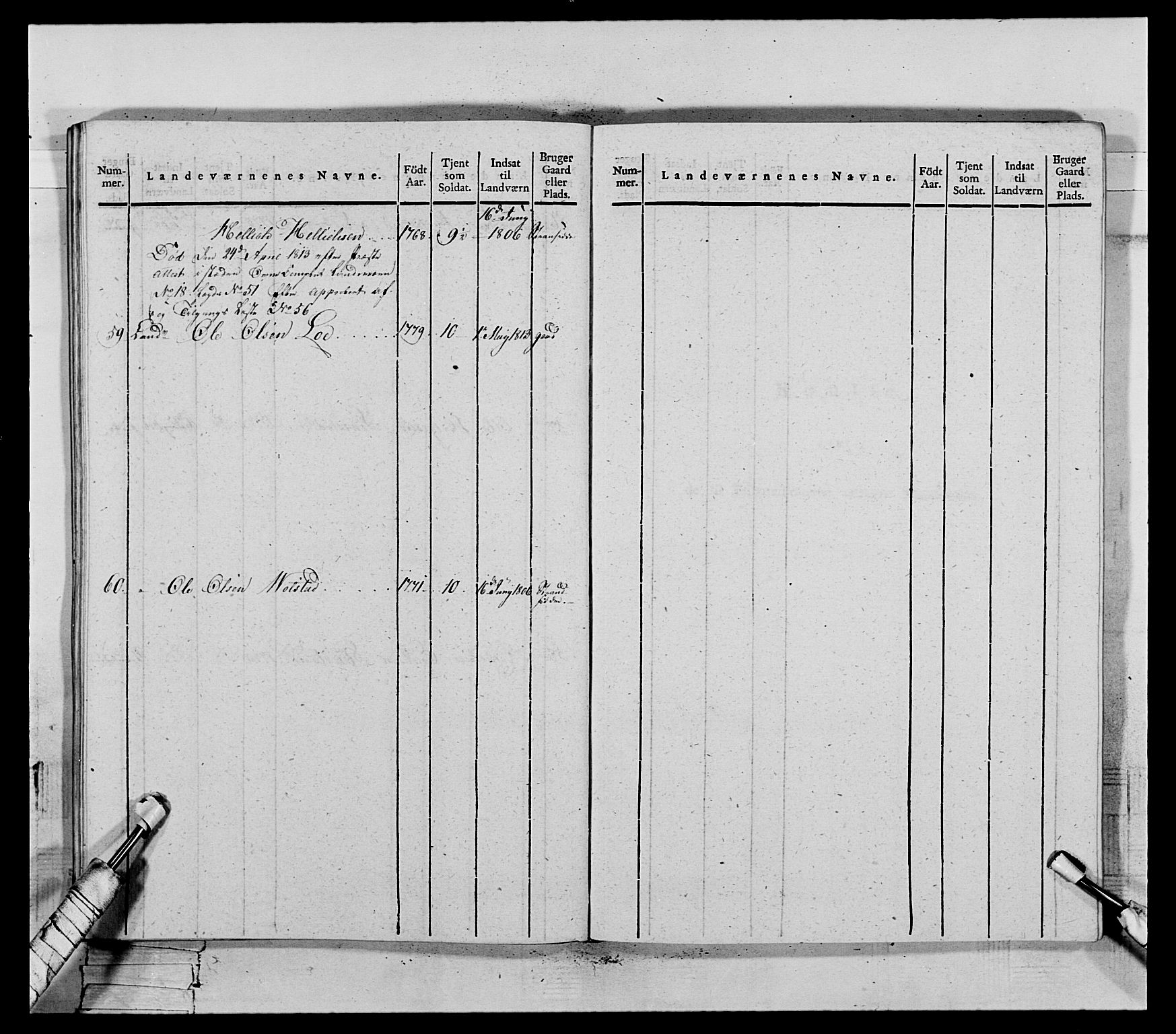 Generalitets- og kommissariatskollegiet, Det kongelige norske kommissariatskollegium, AV/RA-EA-5420/E/Eh/L0118: Telemarkske nasjonale infanteriregiment, 1814, p. 379