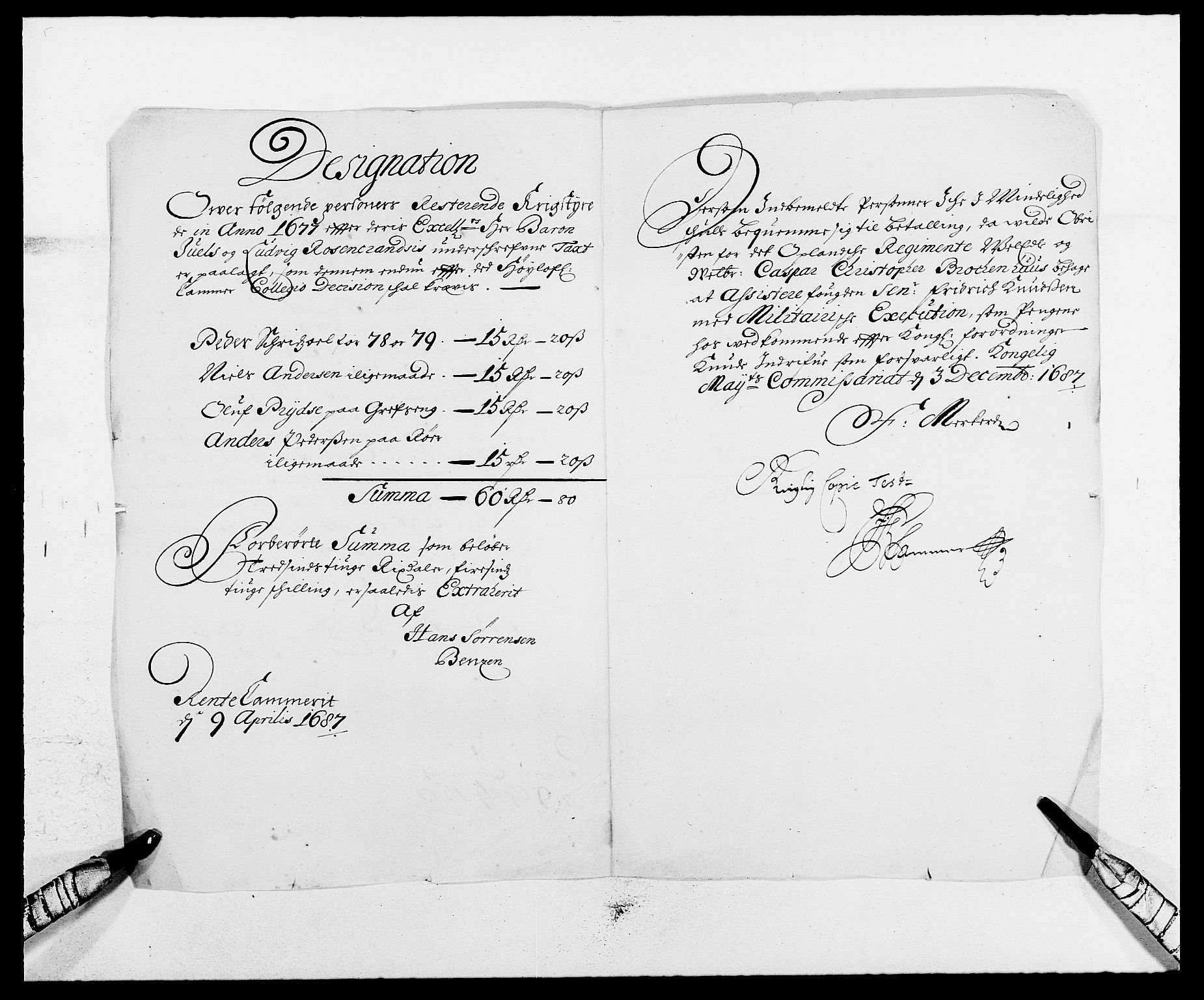 Rentekammeret inntil 1814, Reviderte regnskaper, Fogderegnskap, RA/EA-4092/R16/L1028: Fogderegnskap Hedmark, 1687, p. 136