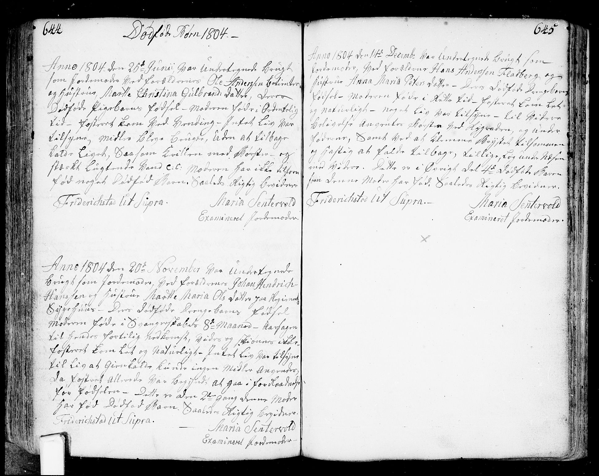 Fredrikstad prestekontor Kirkebøker, SAO/A-11082/F/Fa/L0002: Parish register (official) no. 2, 1750-1804, p. 644-645