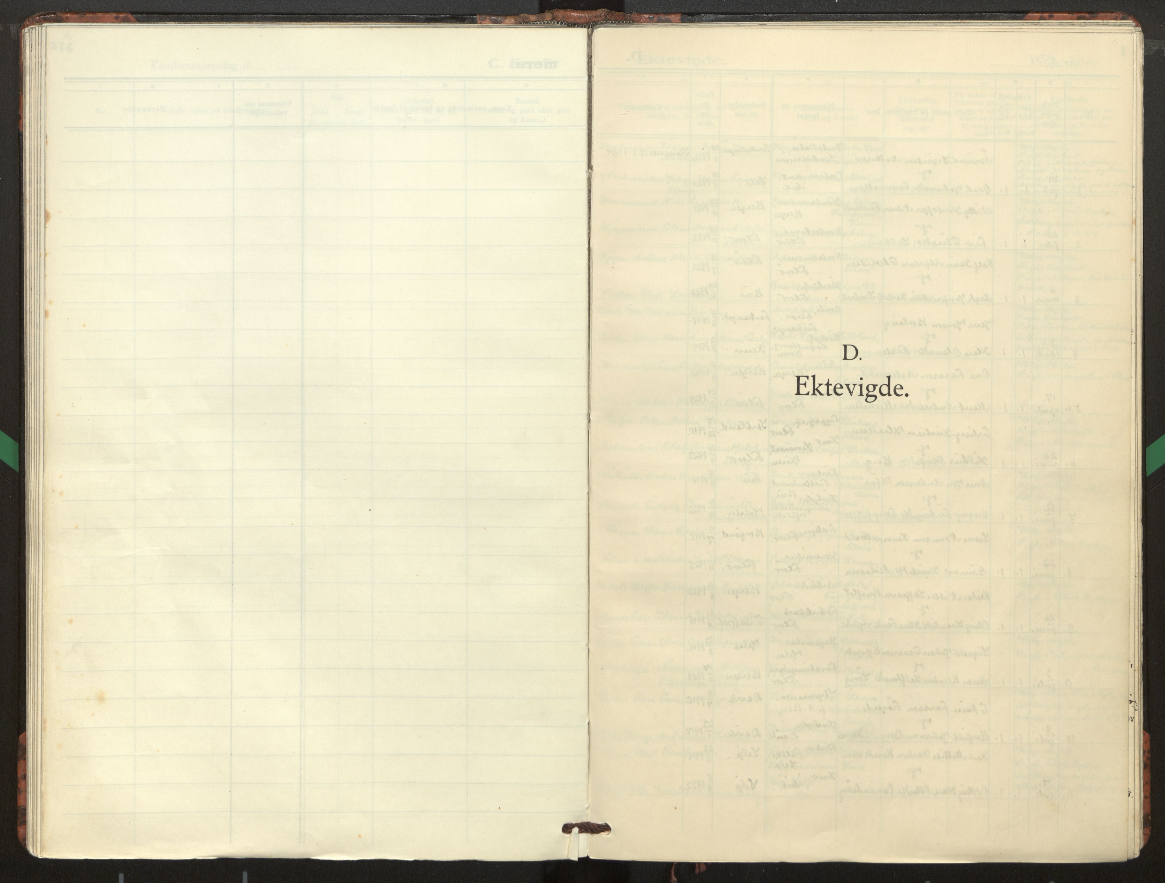 Kinn sokneprestembete, AV/SAB-A-80801/H/Haa/Haac/L0005: Parish register (official) no. C 5, 1948-1959