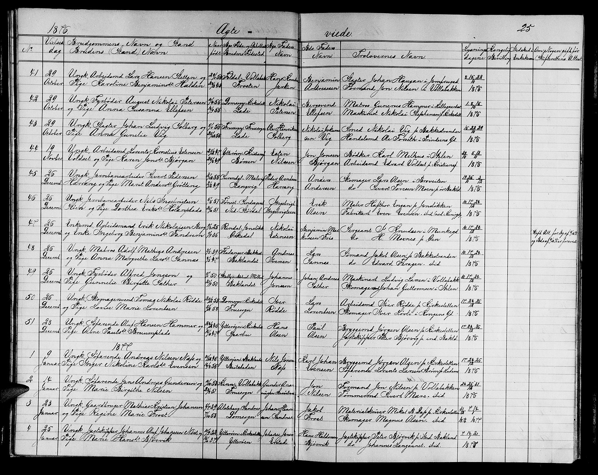 Ministerialprotokoller, klokkerbøker og fødselsregistre - Sør-Trøndelag, AV/SAT-A-1456/604/L0221: Parish register (copy) no. 604C04, 1870-1885, p. 25