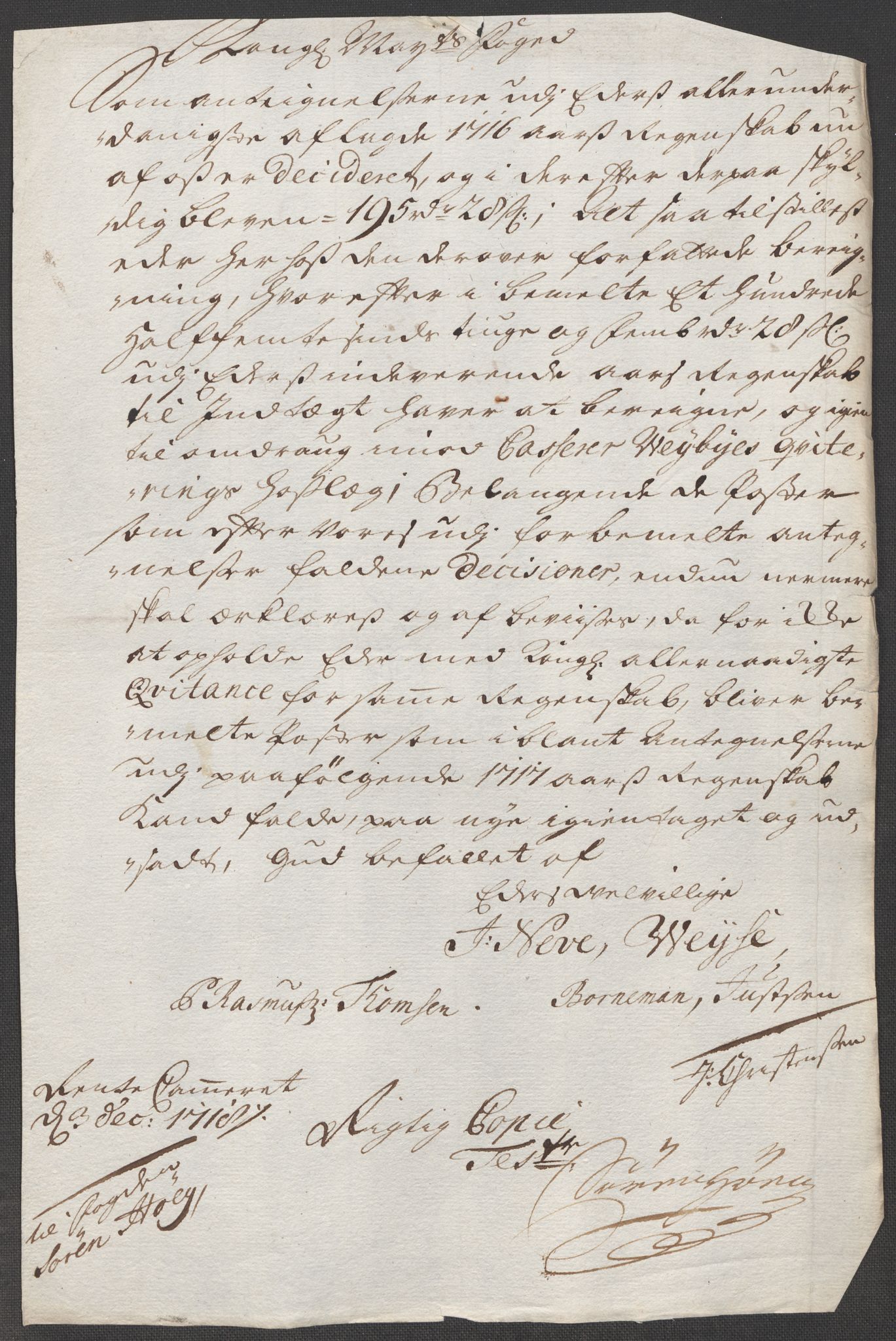 Rentekammeret inntil 1814, Reviderte regnskaper, Fogderegnskap, AV/RA-EA-4092/R31/L1712: Fogderegnskap Hurum, Røyken, Eiker, Lier og Buskerud, 1718, p. 193