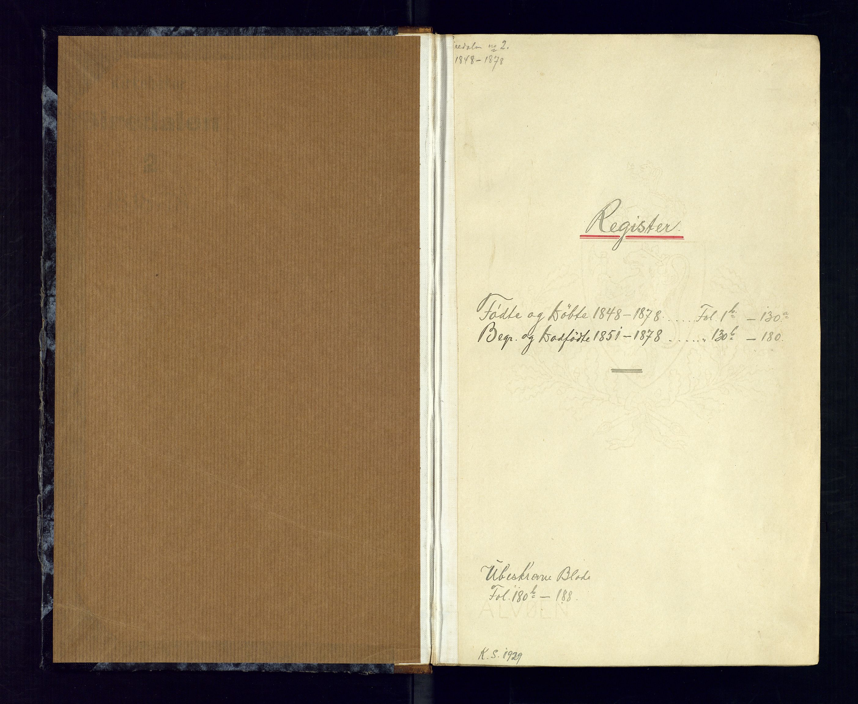 Sirdal sokneprestkontor, AV/SAK-1111-0036/F/Fb/Fbb/L0002: Parish register (copy) no. B-2, 1848-1878