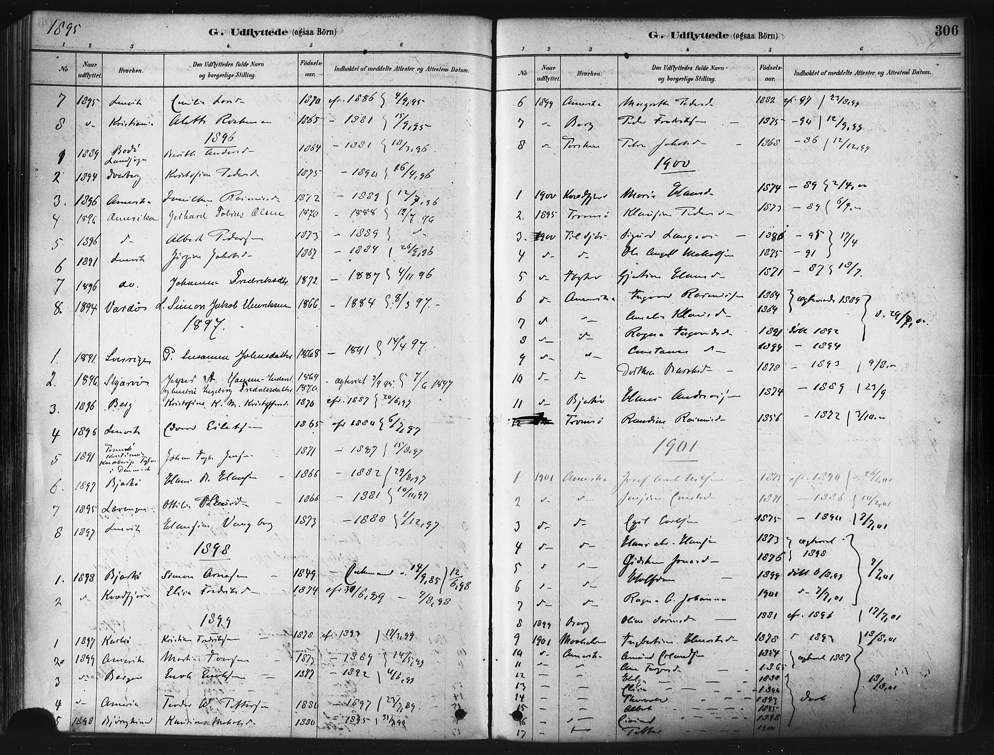 Tranøy sokneprestkontor, SATØ/S-1313/I/Ia/Iaa/L0009kirke: Parish register (official) no. 9, 1878-1904, p. 306