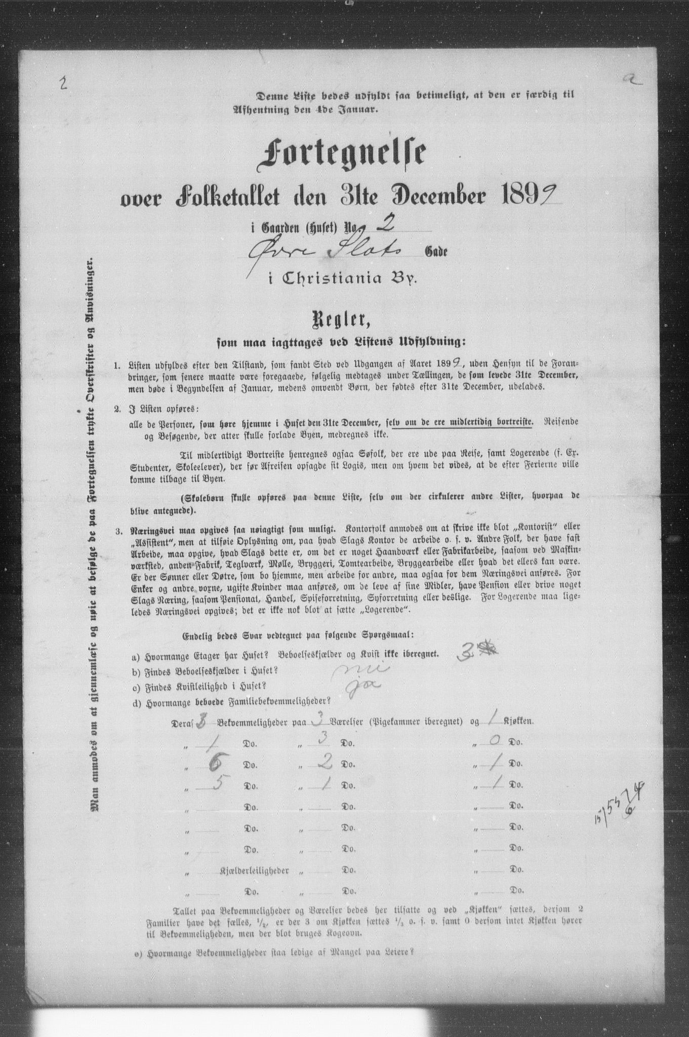 OBA, Municipal Census 1899 for Kristiania, 1899, p. 16617