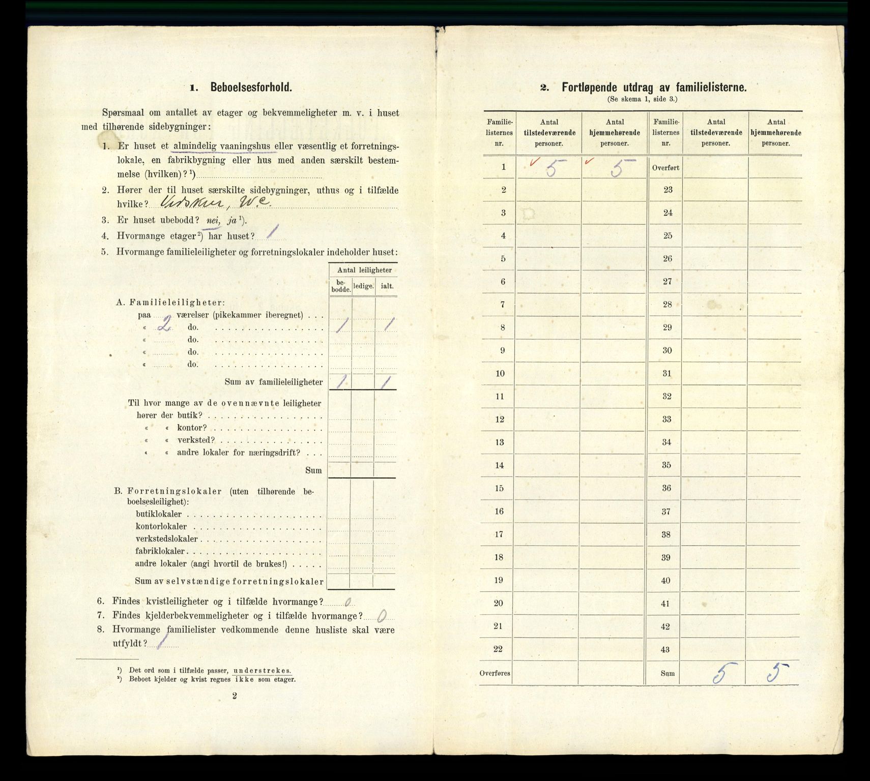 RA, 1910 census for Kristiansand, 1910, p. 8751