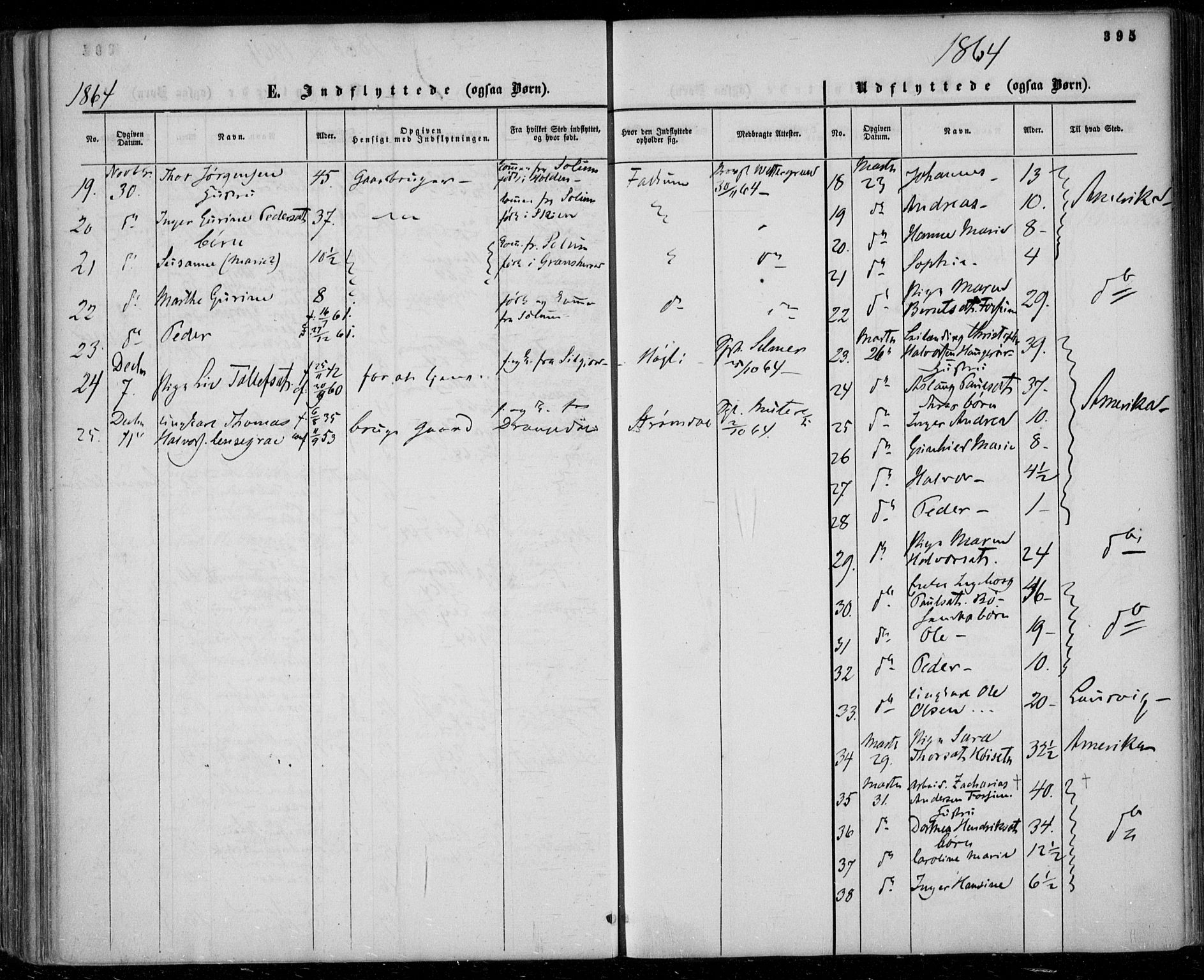 Gjerpen kirkebøker, SAKO/A-265/F/Fa/L0008b: Parish register (official) no. I 8B, 1857-1871, p. 395