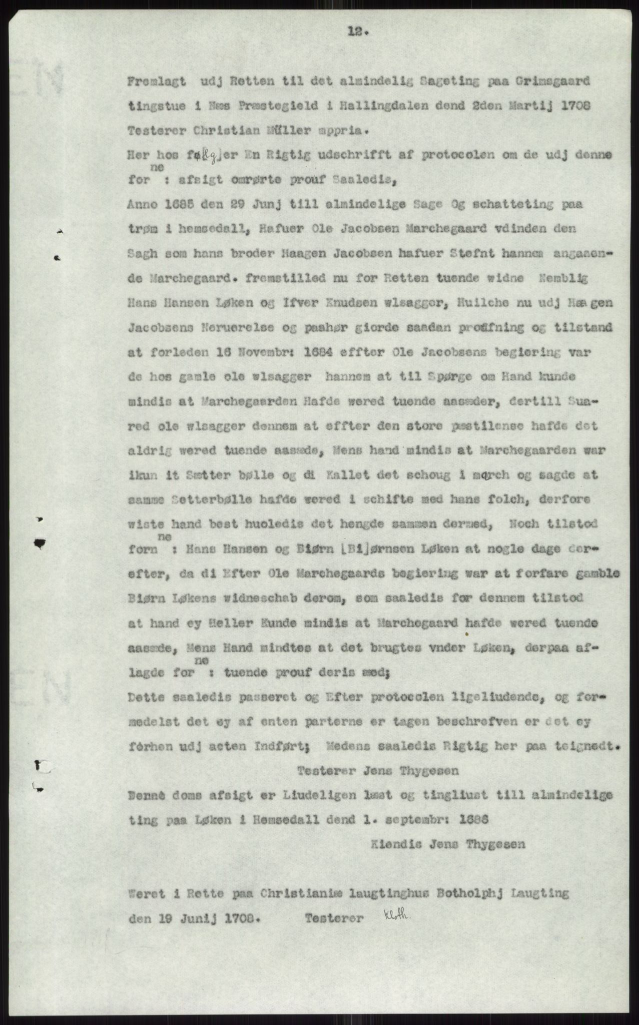 Samlinger til kildeutgivelse, Diplomavskriftsamlingen, AV/RA-EA-4053/H/Ha, p. 1985