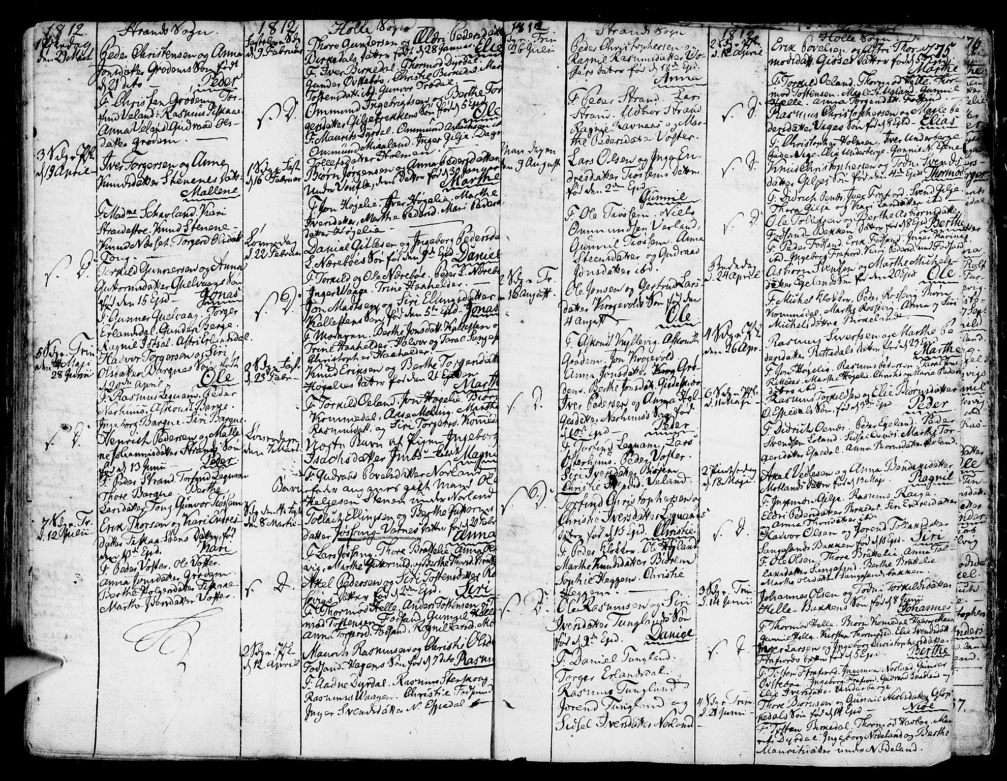 Strand sokneprestkontor, SAST/A-101828/H/Ha/Haa/L0003: Parish register (official) no. A 3, 1769-1816, p. 275