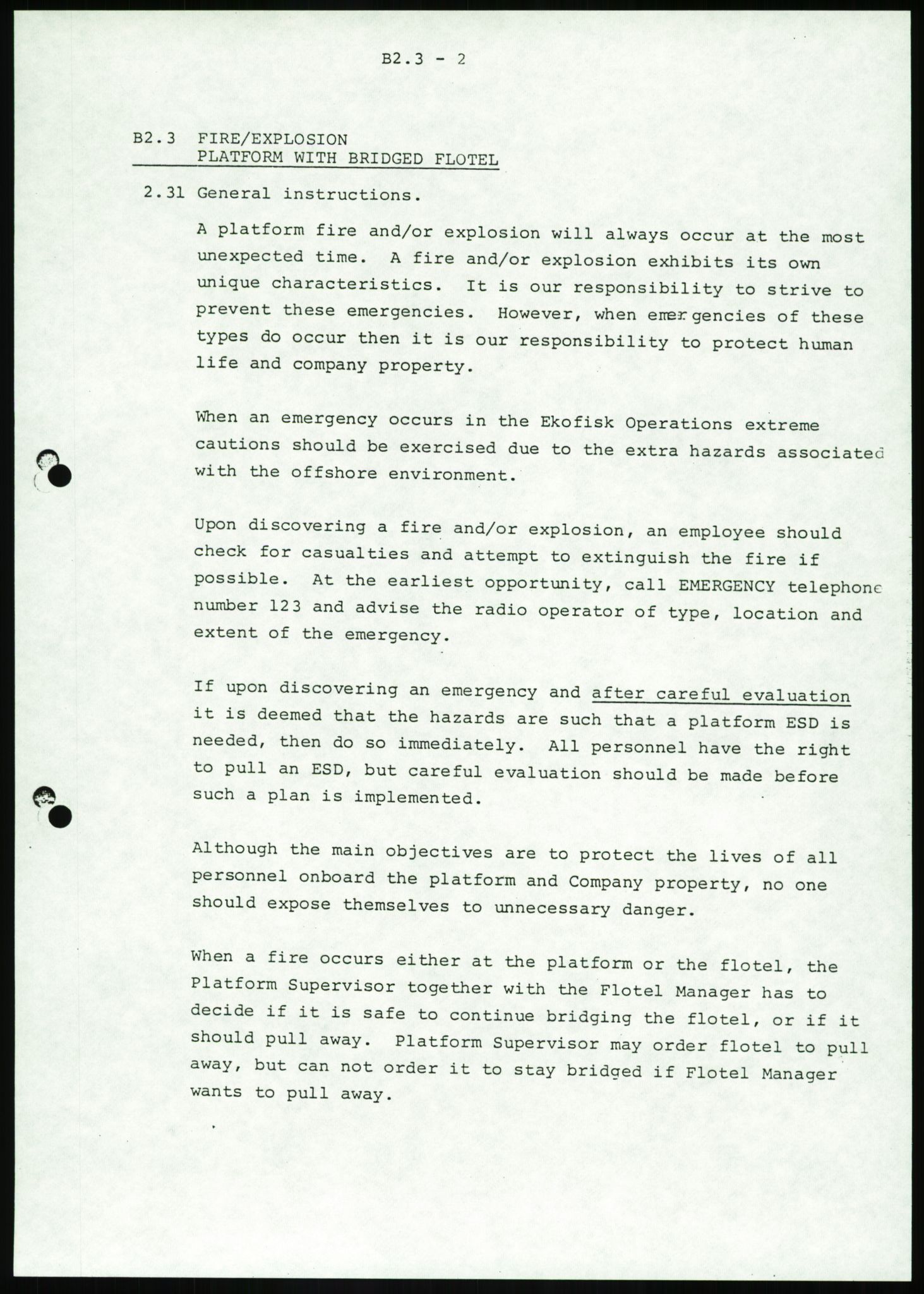 Justisdepartementet, Granskningskommisjonen ved Alexander Kielland-ulykken 27.3.1980, AV/RA-S-1165/D/L0016: O Beredskapsplaner (Doku.liste + O1-O3 av 3), 1980-1981, p. 313