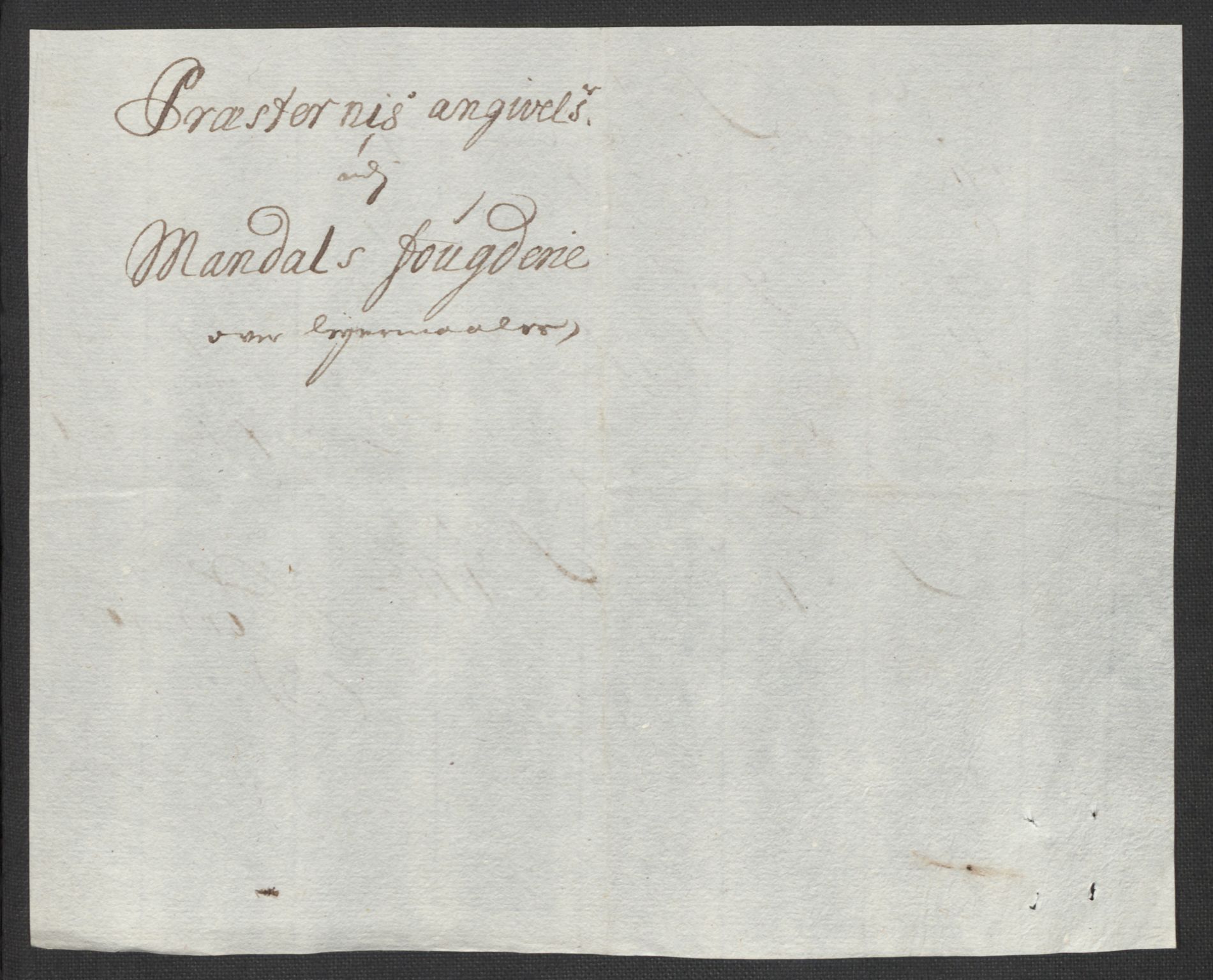 Rentekammeret inntil 1814, Reviderte regnskaper, Fogderegnskap, AV/RA-EA-4092/R43/L2555: Fogderegnskap Lista og Mandal, 1712, p. 191