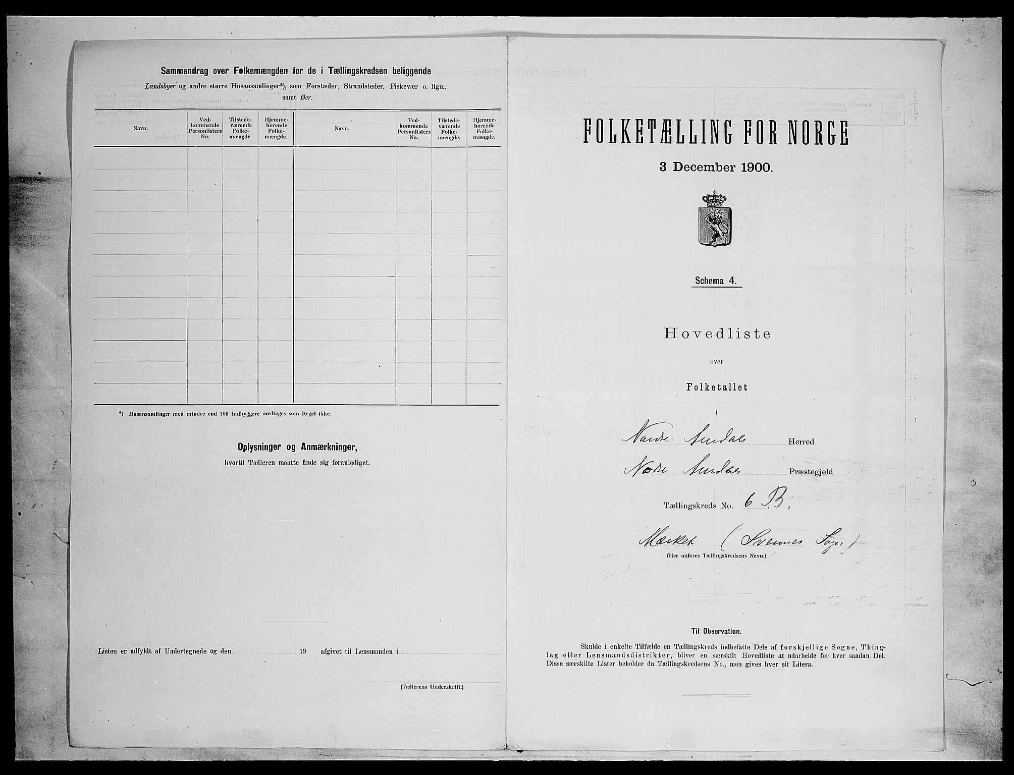 SAH, 1900 census for Nord-Aurdal, 1900, p. 39