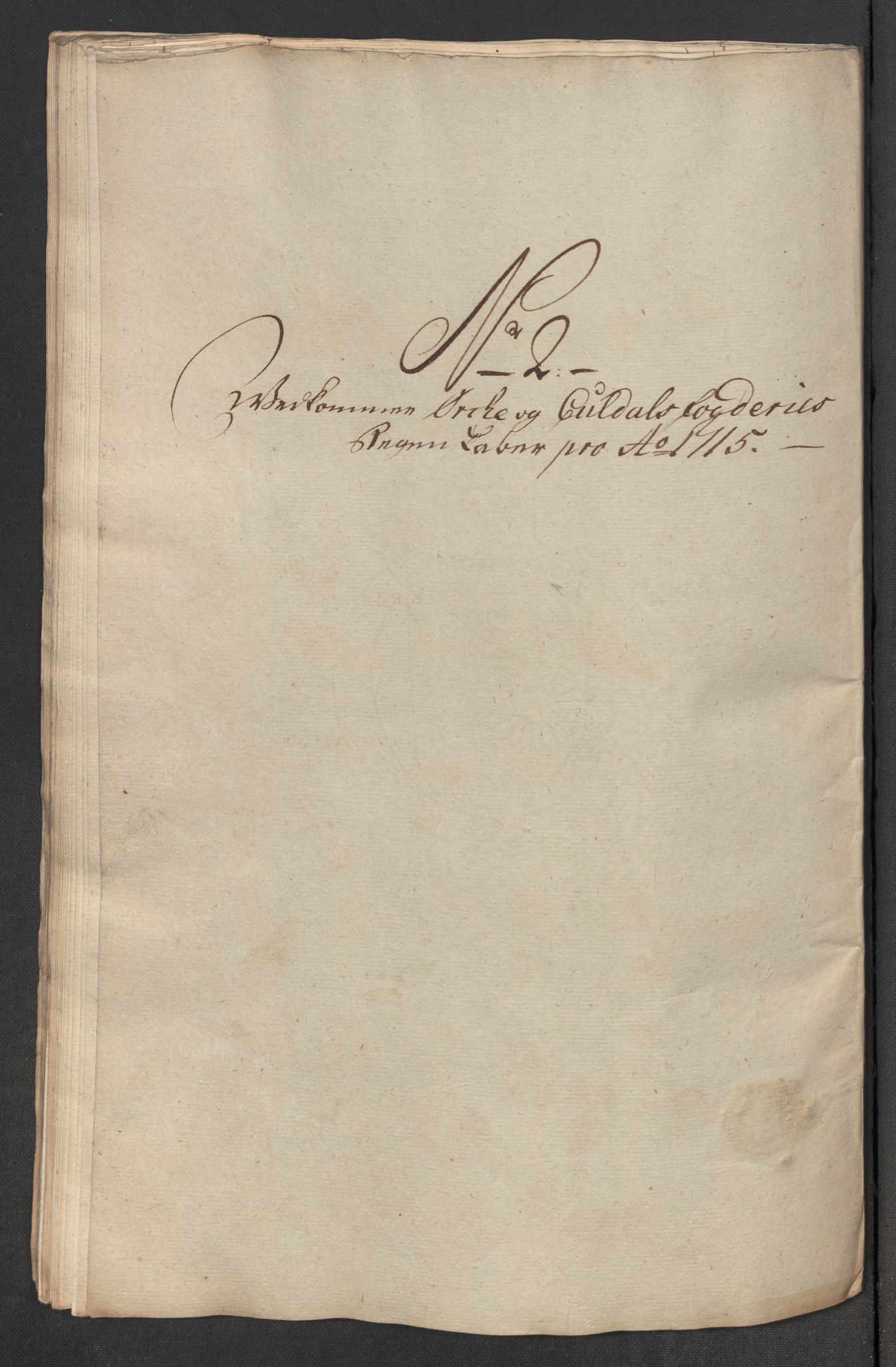 Rentekammeret inntil 1814, Reviderte regnskaper, Fogderegnskap, AV/RA-EA-4092/R60/L3966: Fogderegnskap Orkdal og Gauldal, 1715, p. 101