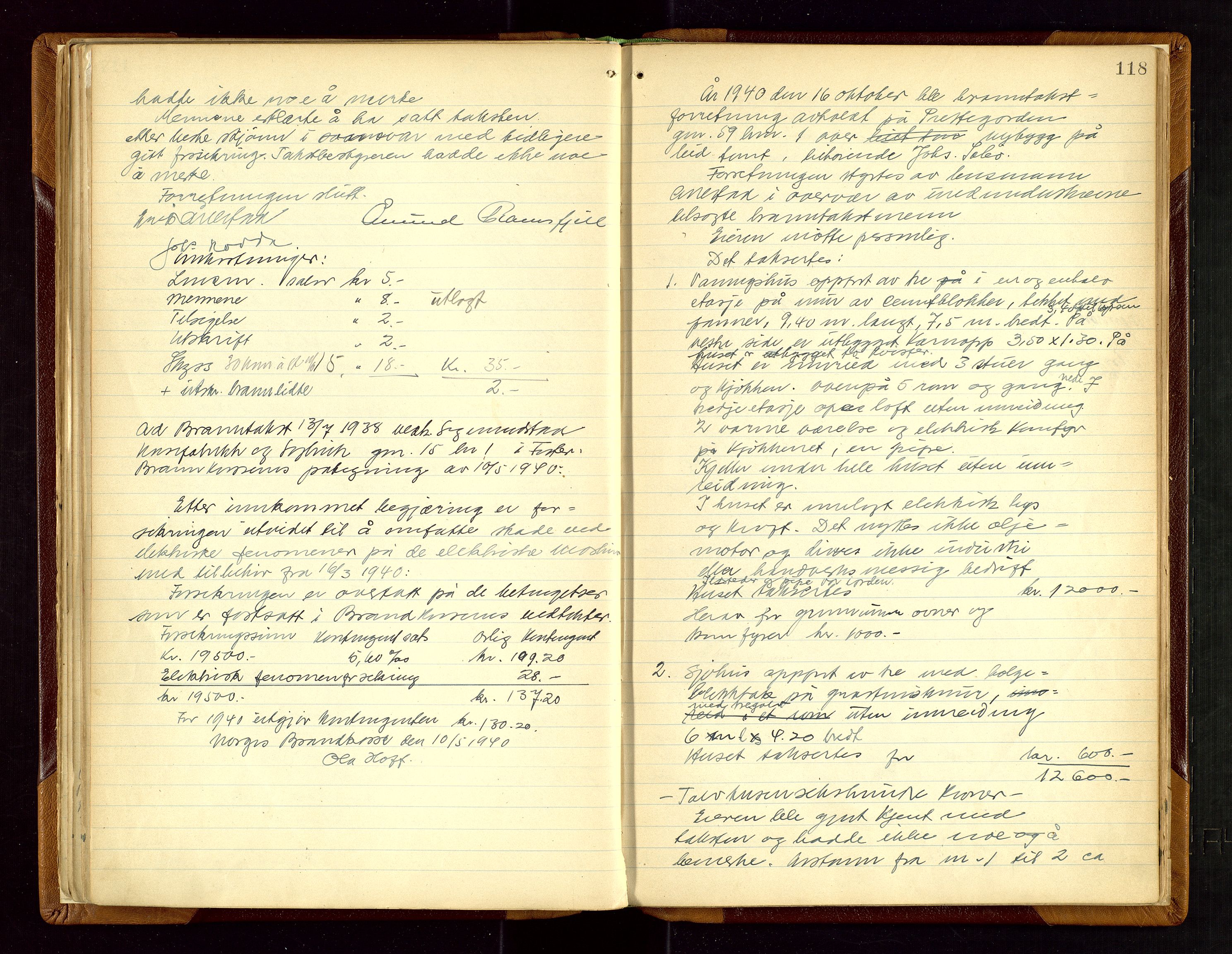 Hjelmeland lensmannskontor, SAST/A-100439/Goa/L0002: Branntakstprotokoll, 1892-1943, p. 117b-118a