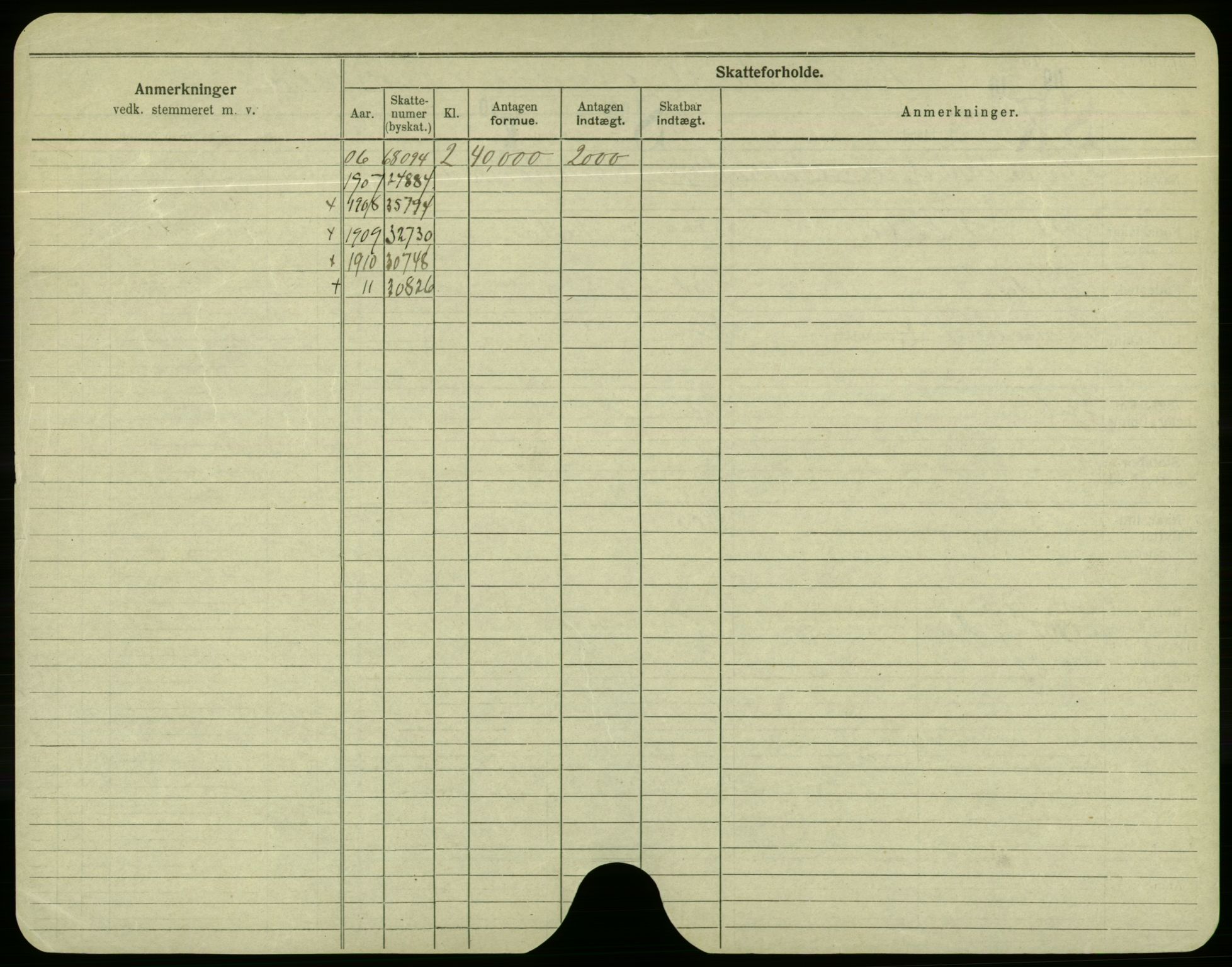 Oslo folkeregister, Registerkort, AV/SAO-A-11715/F/Fa/Fac/L0004: Menn, 1906-1914, p. 753b