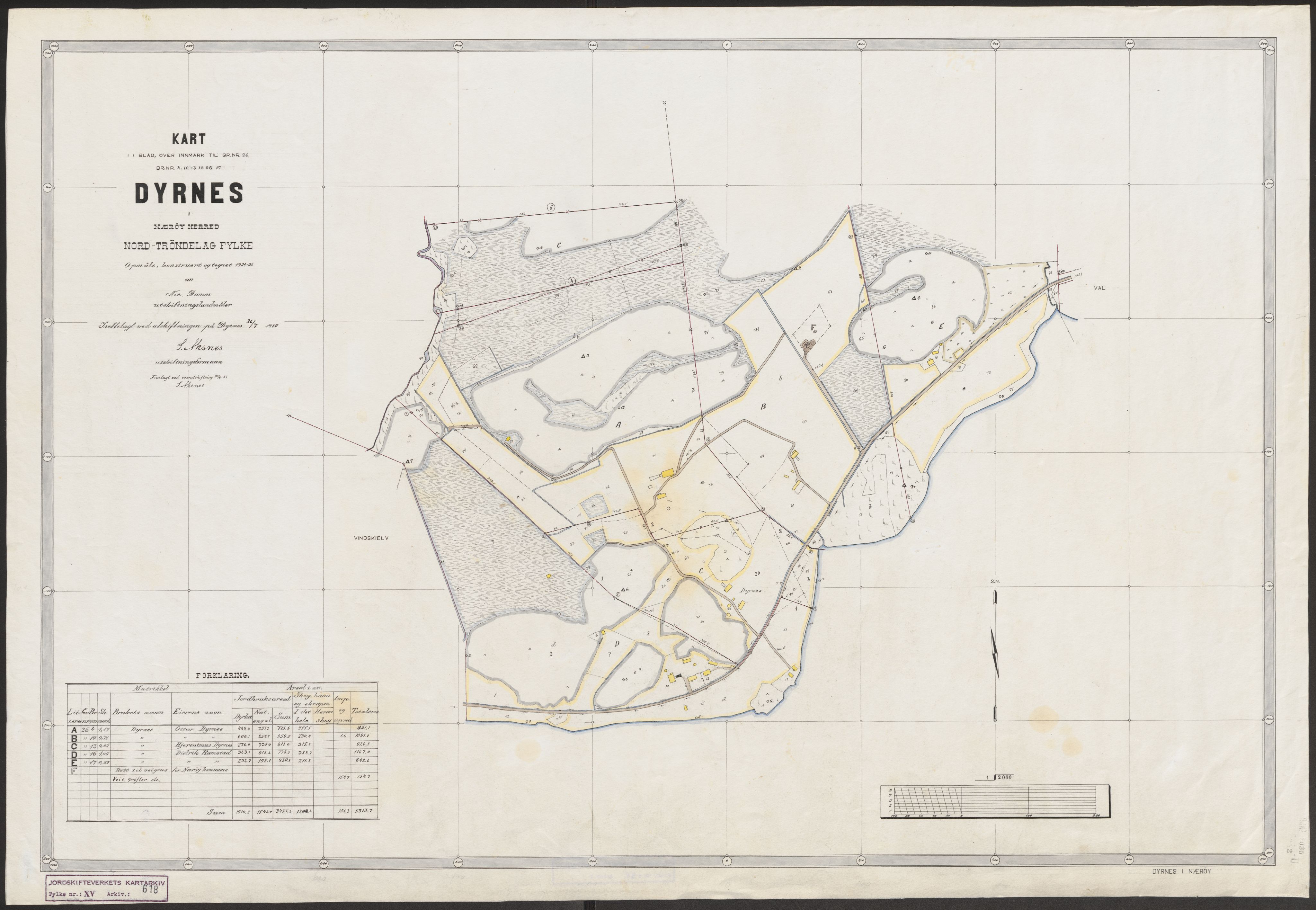 Jordskifteverkets kartarkiv, AV/RA-S-3929/T, 1859-1988, p. 822