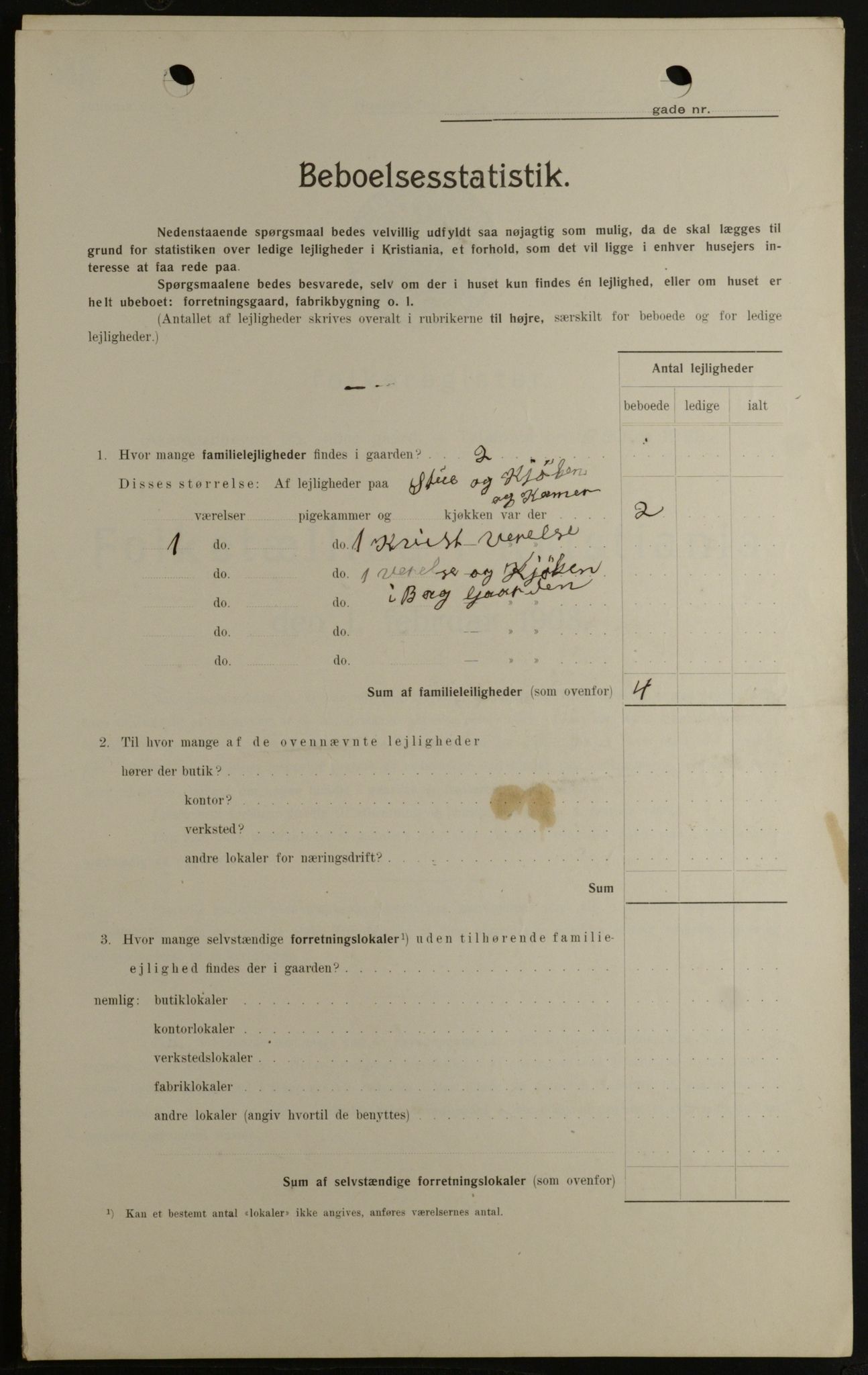 OBA, Municipal Census 1908 for Kristiania, 1908, p. 37256