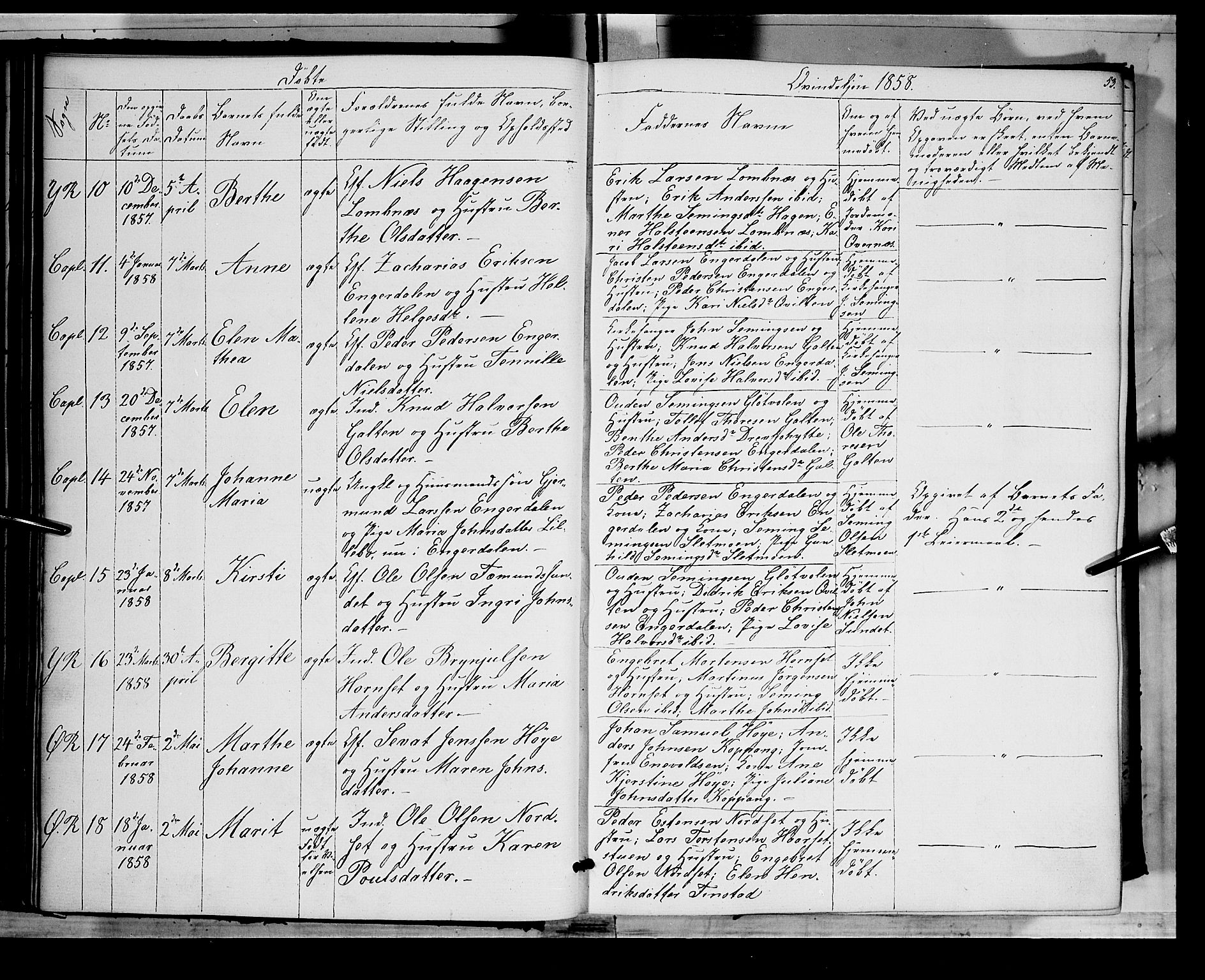 Rendalen prestekontor, AV/SAH-PREST-054/H/Ha/Haa/L0005: Parish register (official) no. 5, 1853-1866, p. 53