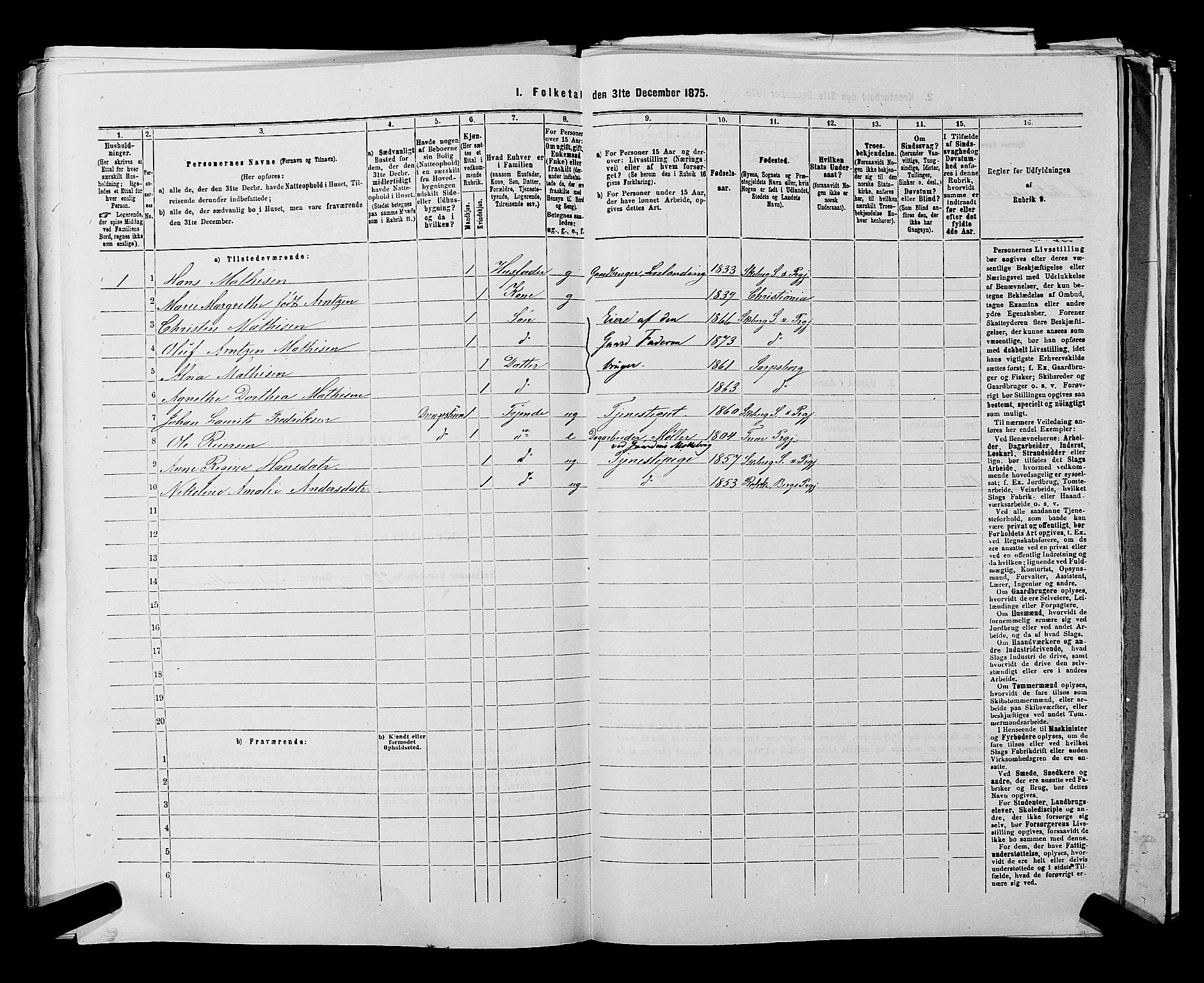 RA, 1875 census for 0115P Skjeberg, 1875, p. 823