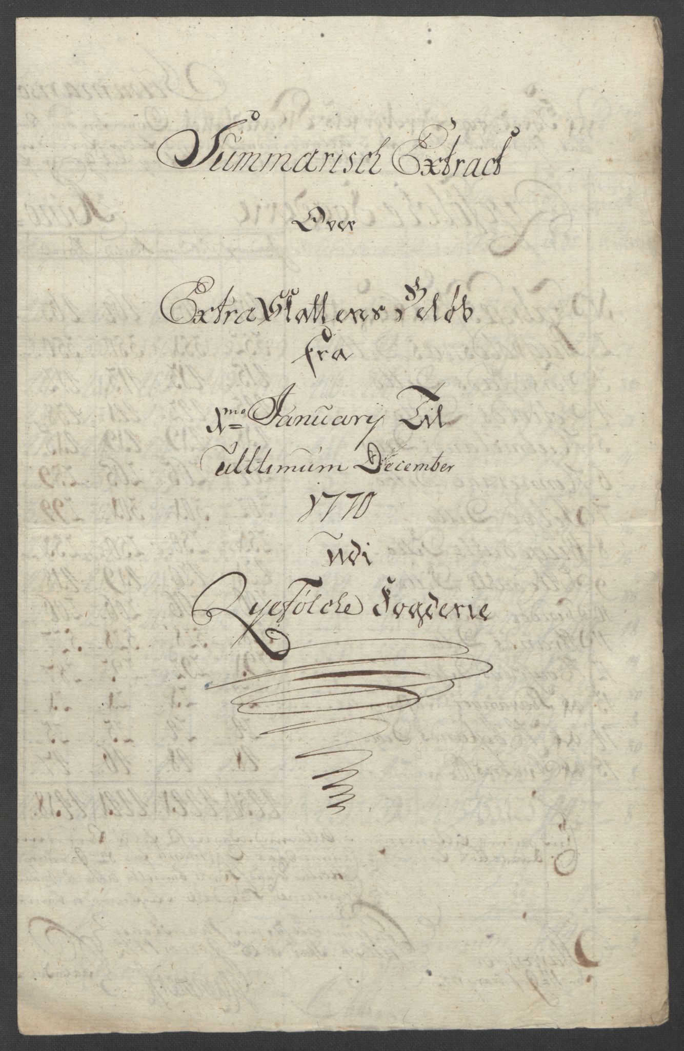 Rentekammeret inntil 1814, Reviderte regnskaper, Fogderegnskap, RA/EA-4092/R47/L2972: Ekstraskatten Ryfylke, 1762-1780, p. 209