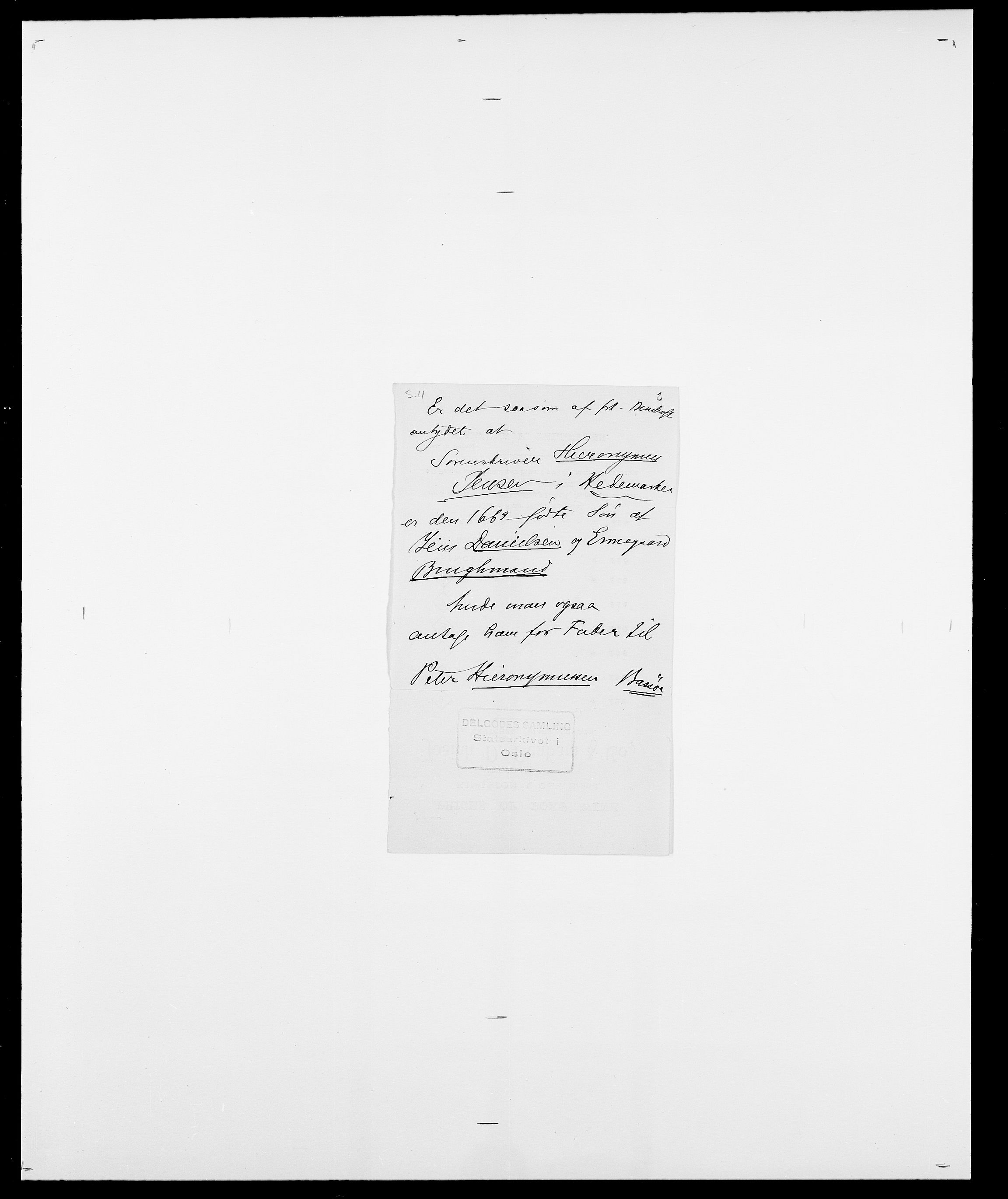 Delgobe, Charles Antoine - samling, SAO/PAO-0038/D/Da/L0003: Barca - Bergen, p. 11