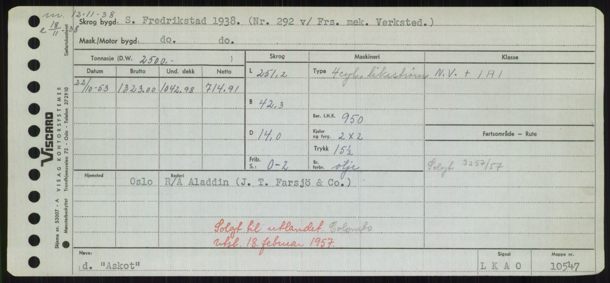 Sjøfartsdirektoratet med forløpere, Skipsmålingen, AV/RA-S-1627/H/Hd/L0002: Fartøy, Apa-Axe, p. 281