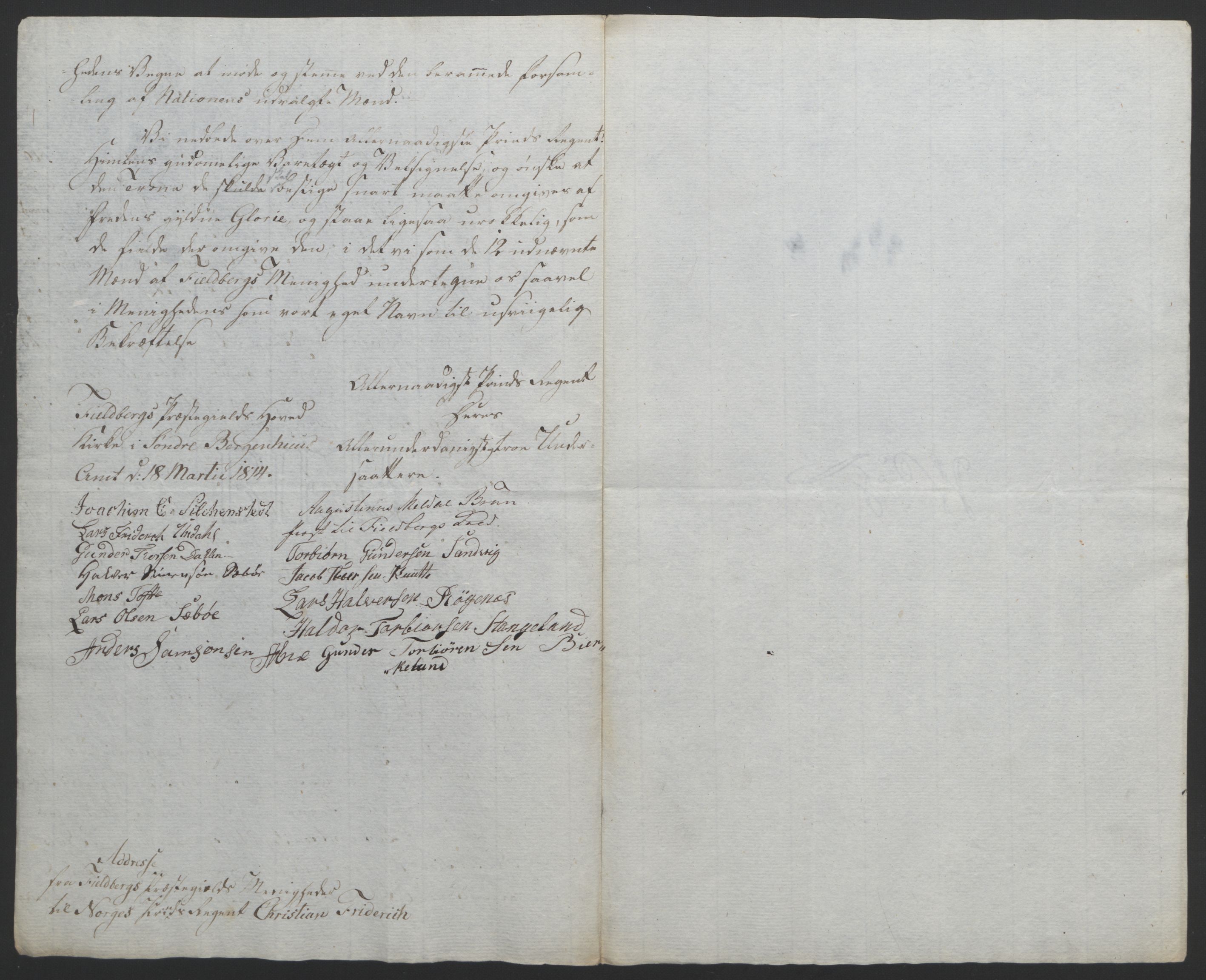 Statsrådssekretariatet, RA/S-1001/D/Db/L0008: Fullmakter for Eidsvollsrepresentantene i 1814. , 1814, p. 276