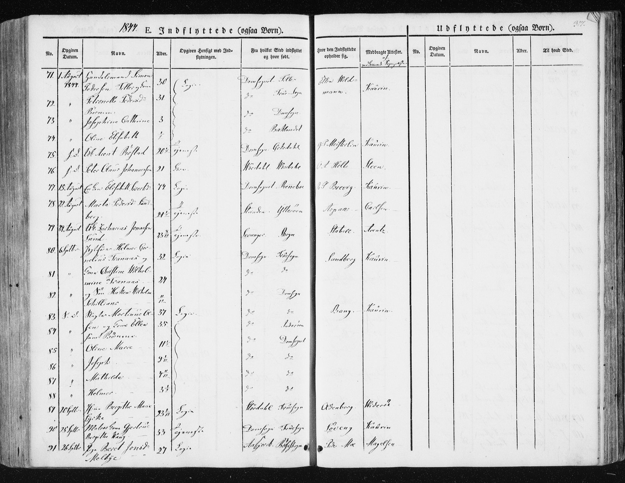 Ministerialprotokoller, klokkerbøker og fødselsregistre - Sør-Trøndelag, AV/SAT-A-1456/602/L0110: Parish register (official) no. 602A08, 1840-1854, p. 317