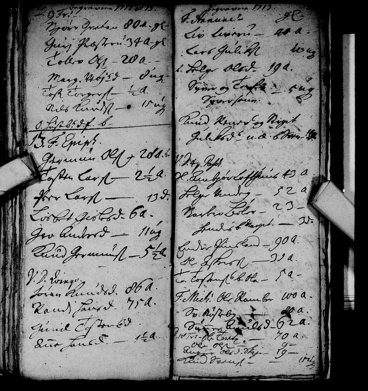 Nore kirkebøker, SAKO/A-238/F/Fc/L0001: Parish register (official) no. III 1, 1696-1714, p. 86-87