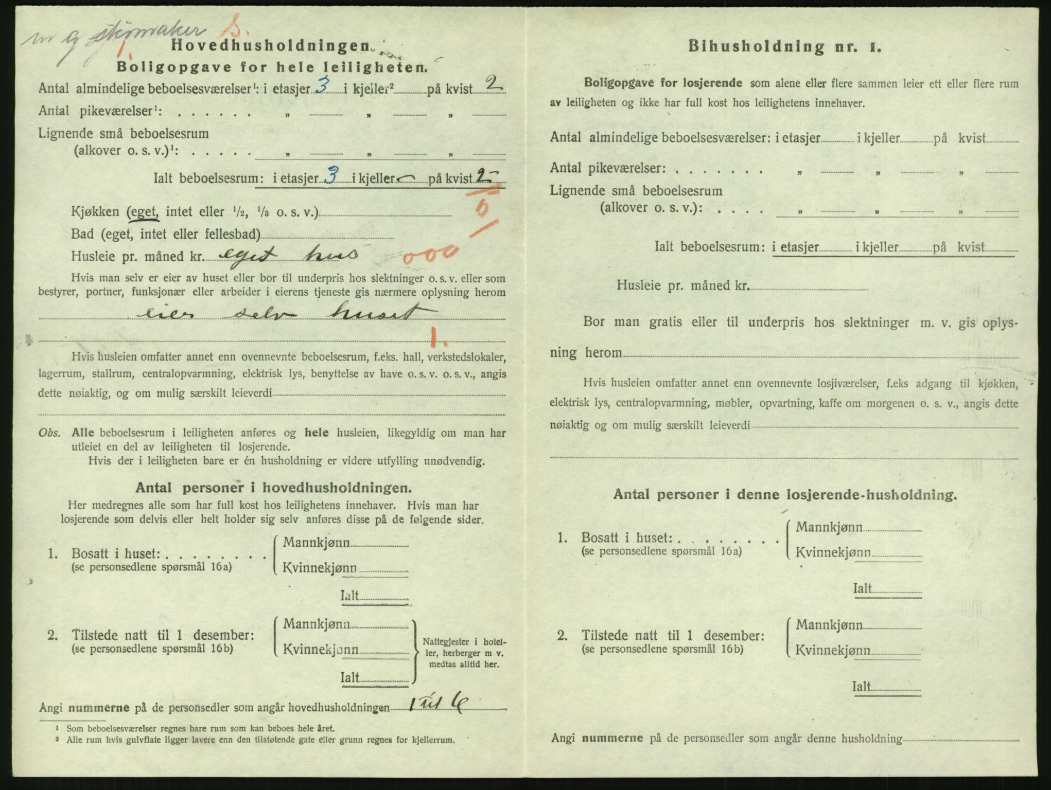 SAK, 1920 census for Grimstad, 1920, p. 1498