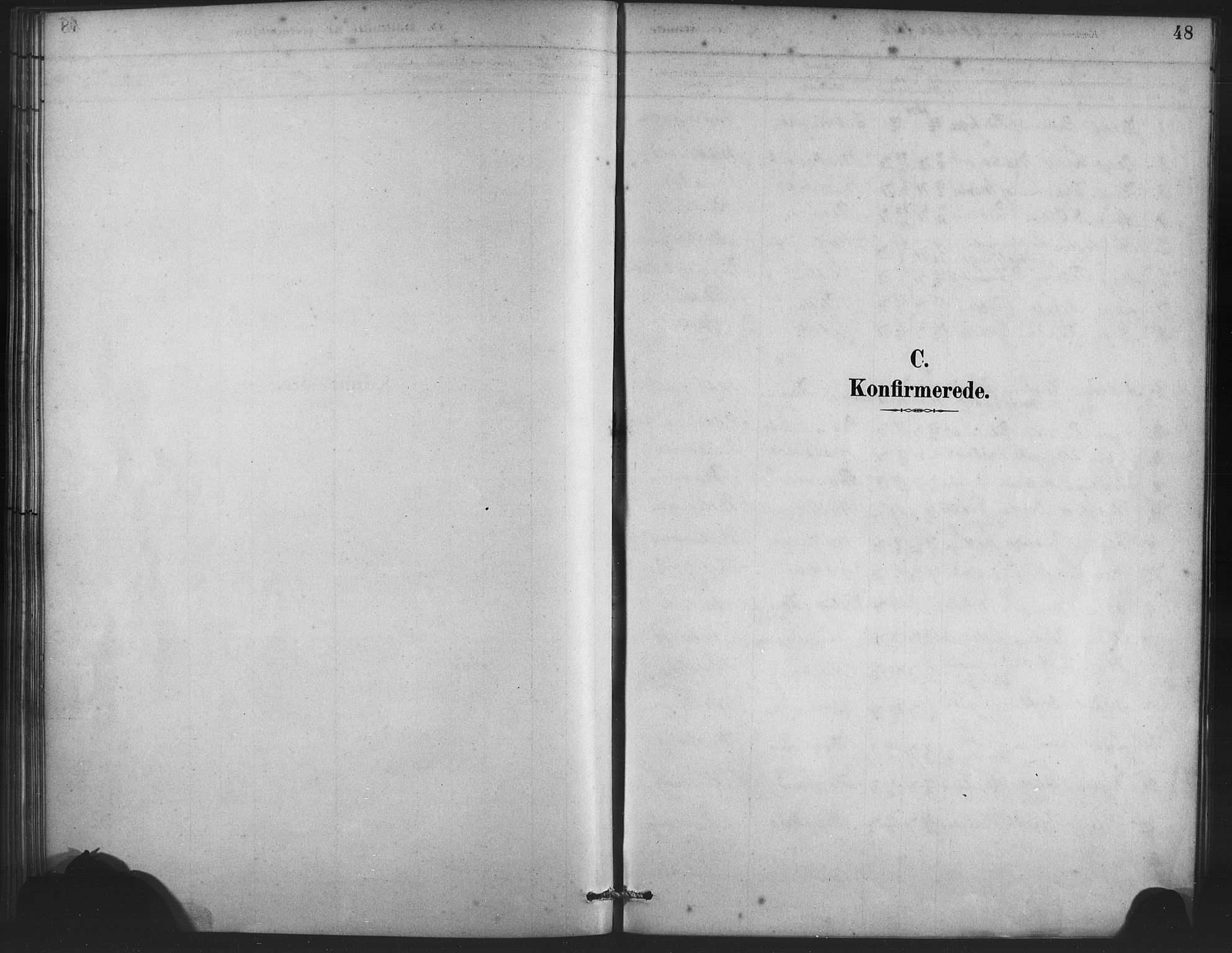 Lindås Sokneprestembete, SAB/A-76701/H/Haa: Parish register (official) no. E 1, 1886-1897, p. 48