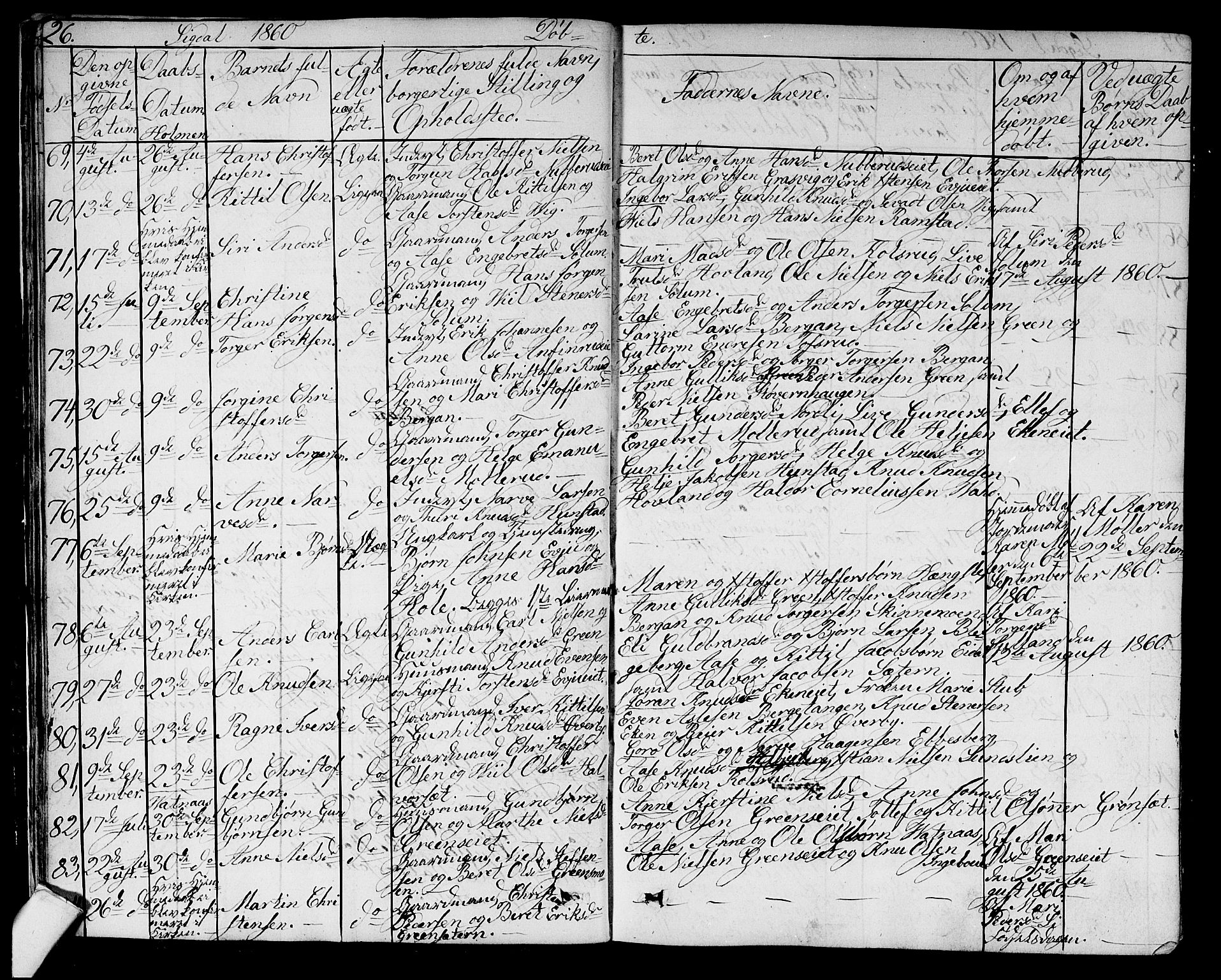 Sigdal kirkebøker, AV/SAKO-A-245/G/Ga/L0003: Parish register (copy) no. I 3, 1857-1878, p. 26