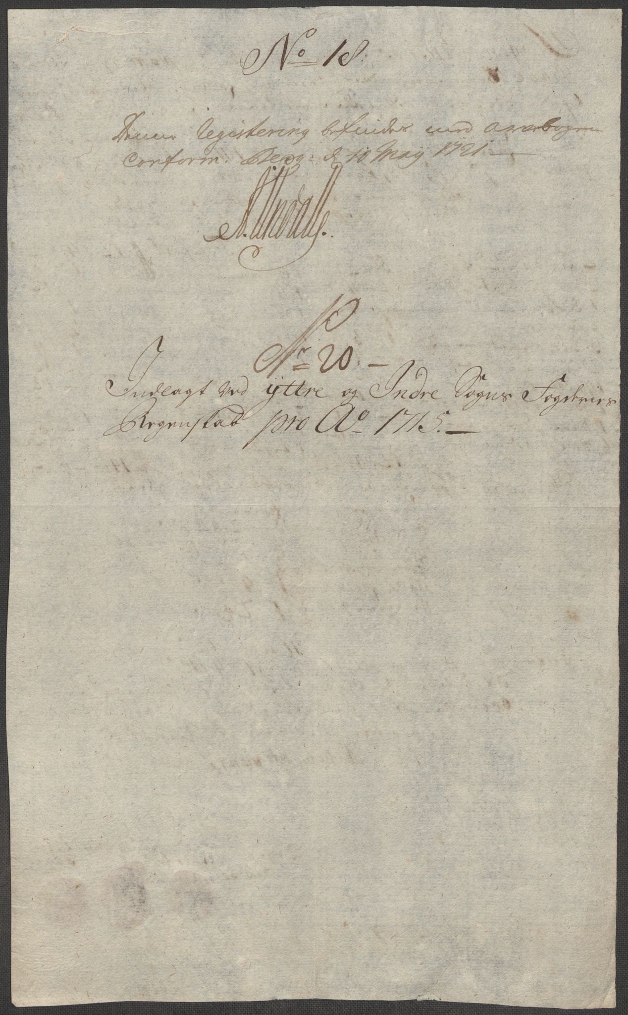 Rentekammeret inntil 1814, Reviderte regnskaper, Fogderegnskap, AV/RA-EA-4092/R52/L3320: Fogderegnskap Sogn, 1715-1716, p. 103