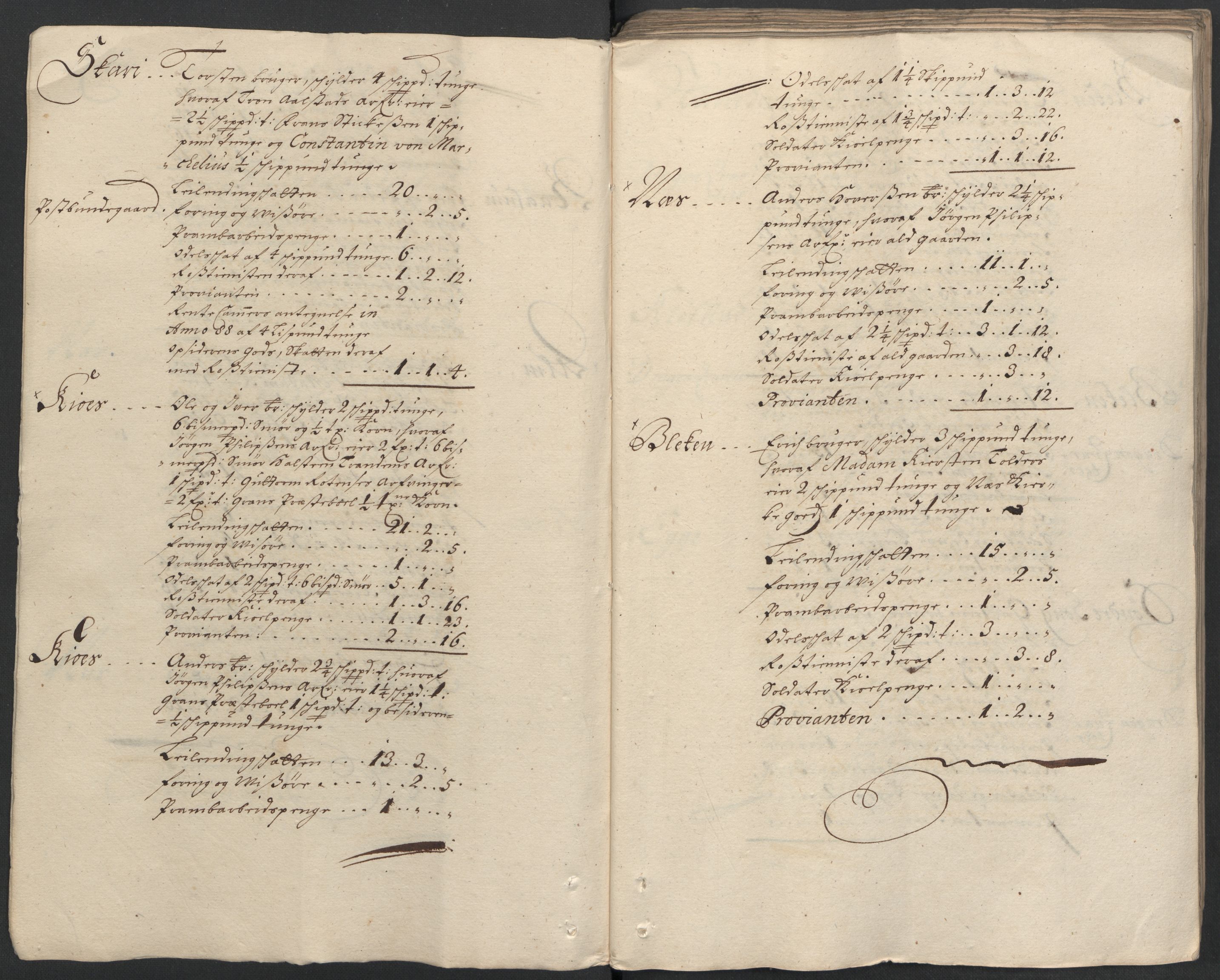 Rentekammeret inntil 1814, Reviderte regnskaper, Fogderegnskap, RA/EA-4092/R18/L1302: Fogderegnskap Hadeland, Toten og Valdres, 1704, p. 119