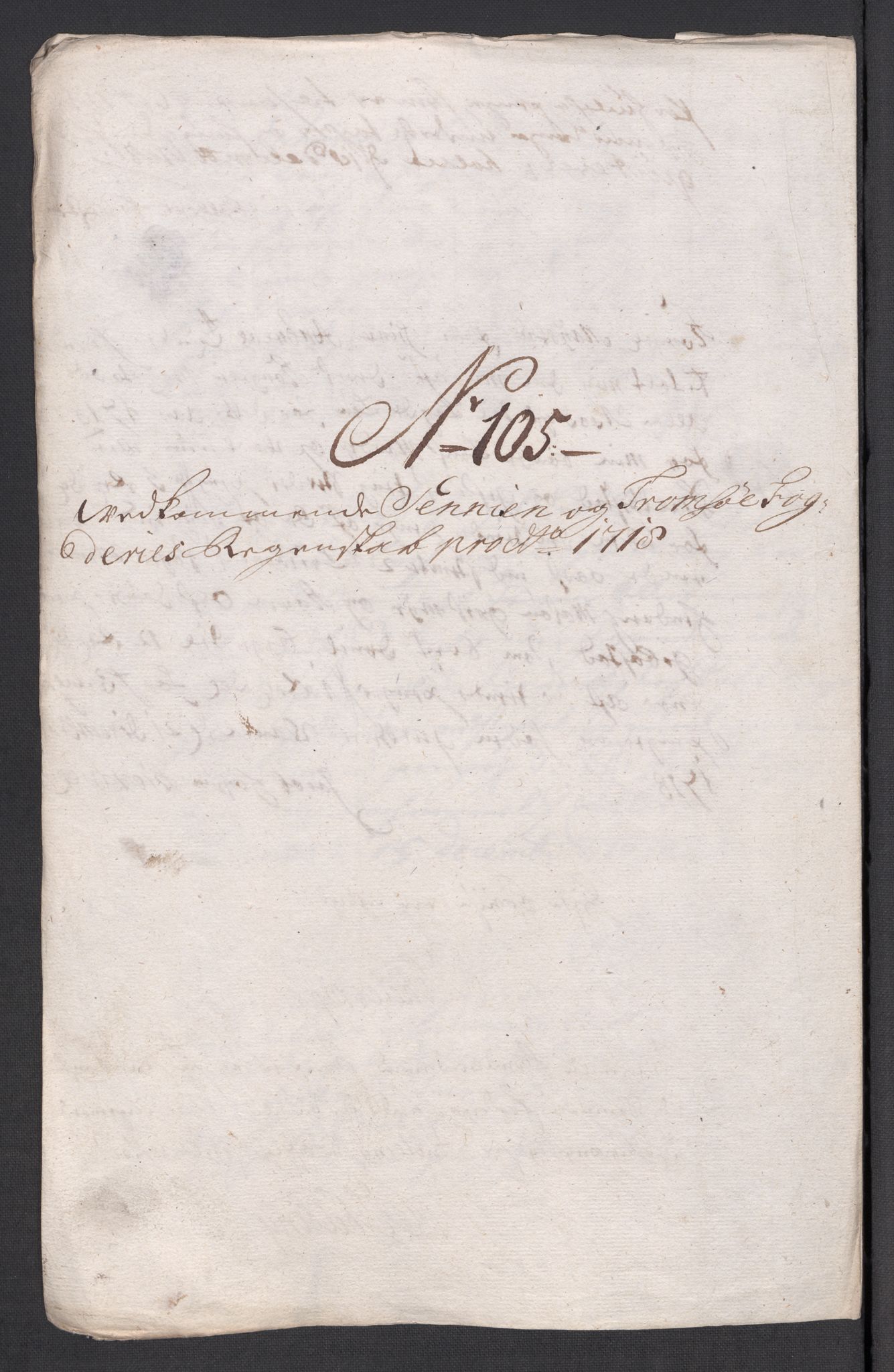 Rentekammeret inntil 1814, Reviderte regnskaper, Fogderegnskap, AV/RA-EA-4092/R68/L4764: Fogderegnskap Senja og Troms, 1718, p. 429