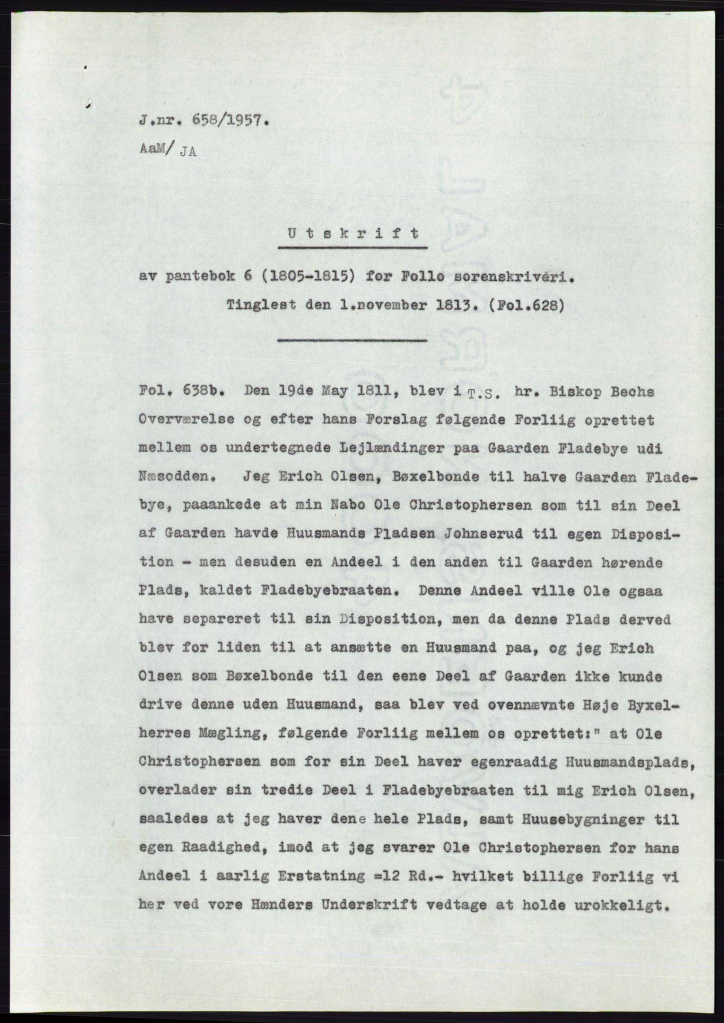 Statsarkivet i Oslo, SAO/A-10621/Z/Zd/L0006: Avskrifter, j.nr 5-792/1957, 1957, p. 398