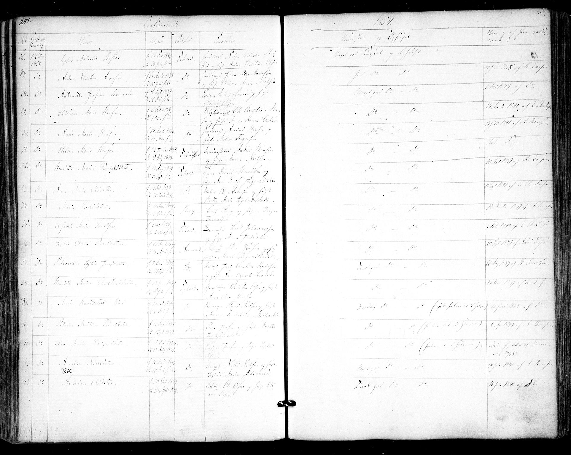 Halden prestekontor Kirkebøker, AV/SAO-A-10909/F/Fa/L0006: Parish register (official) no. I 6, 1845-1856, p. 247